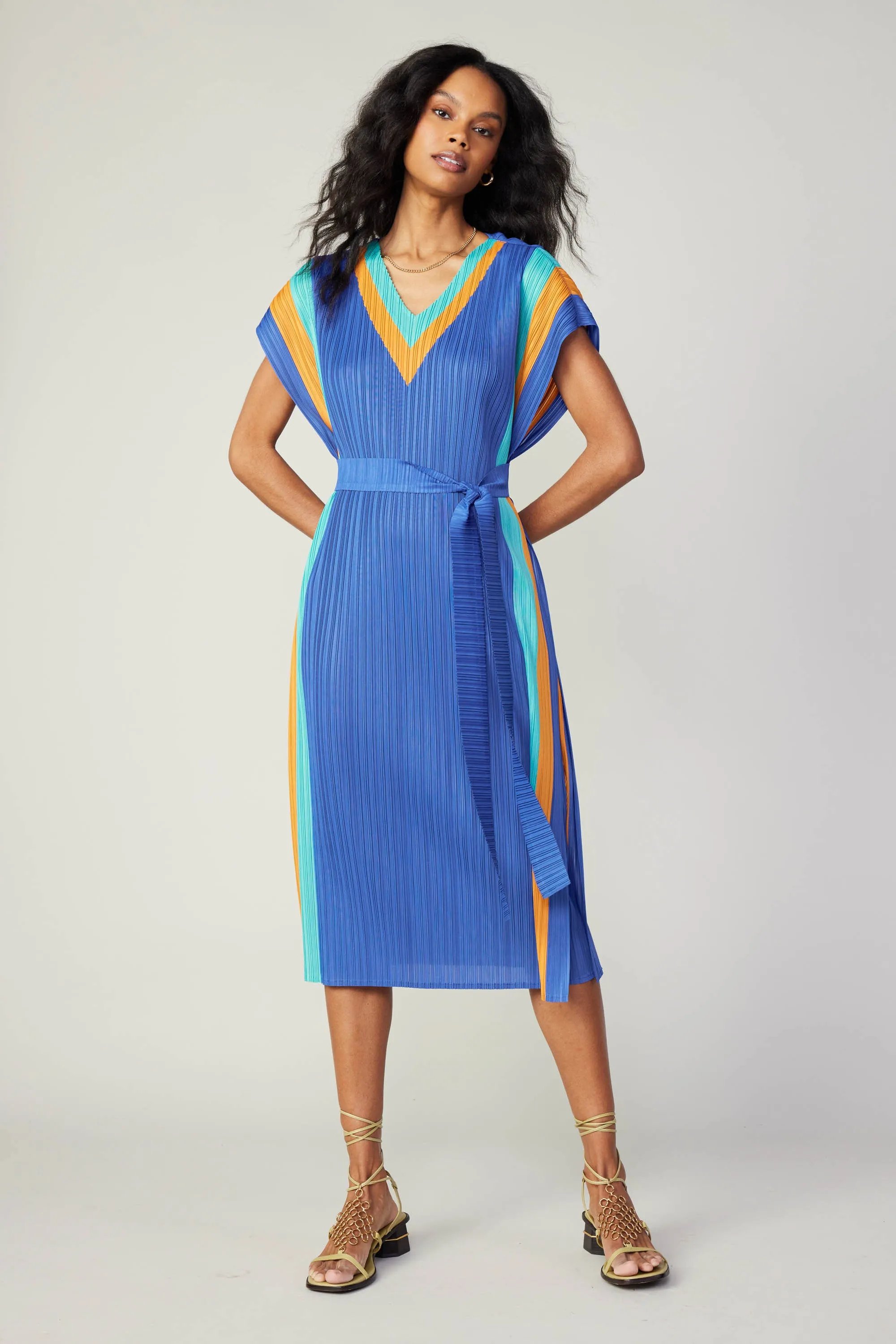 Pleated Border Kaftan Dress sold by Current Air product image thumbnail 2