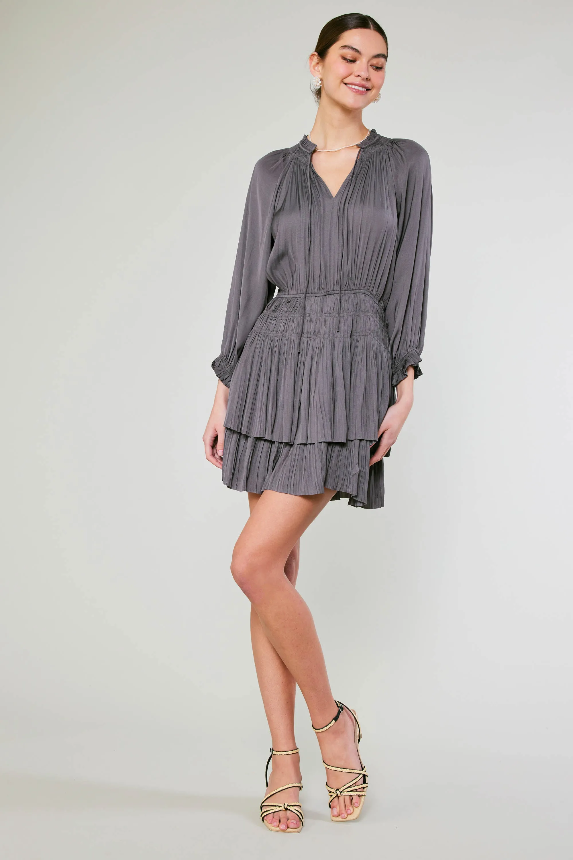 Cecile Smocked Mini Dress sold by Current Air product image thumbnail 5