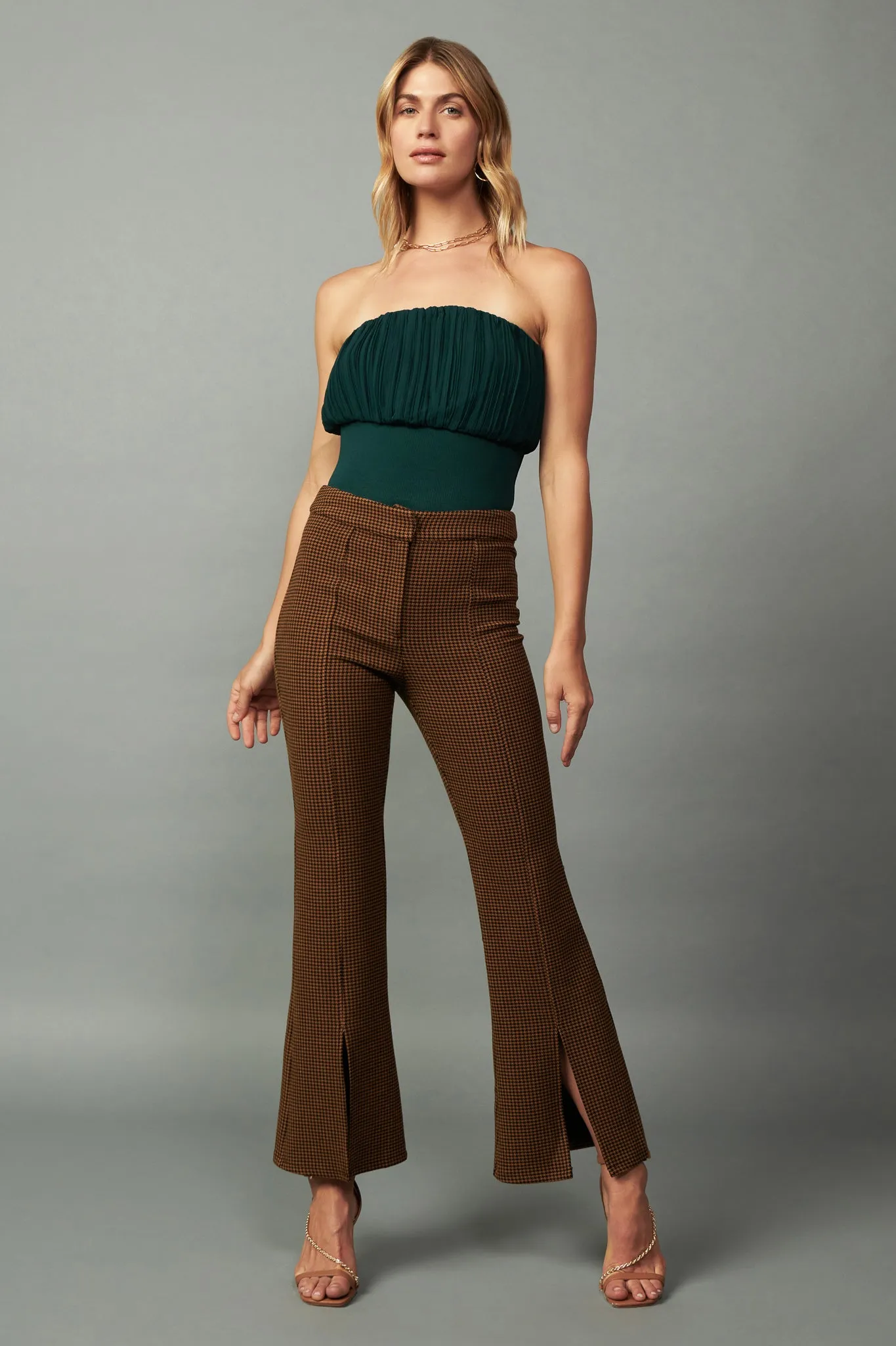 Pleated Tube Top sold by Current Air