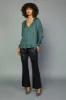 Gathered Bow Tie Blouse sold by Current Air