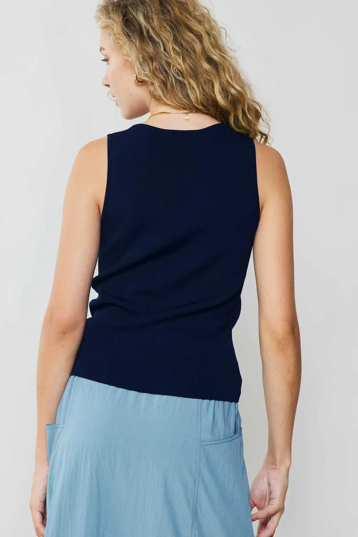 Knit Tank Top sold by Current Air product image thumbnail 2