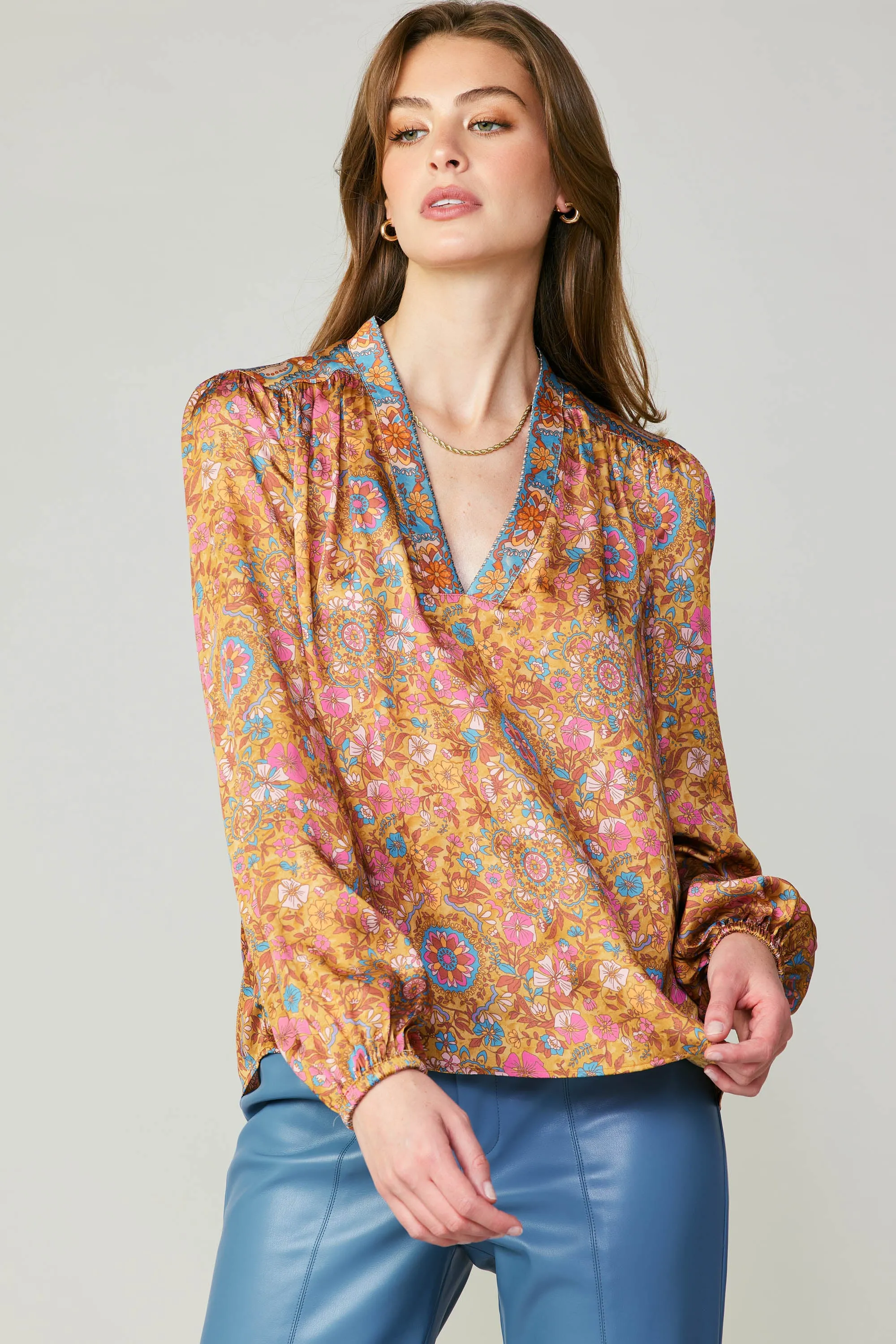Vintage Floral Blouse sold by Current Air product image thumbnail 5