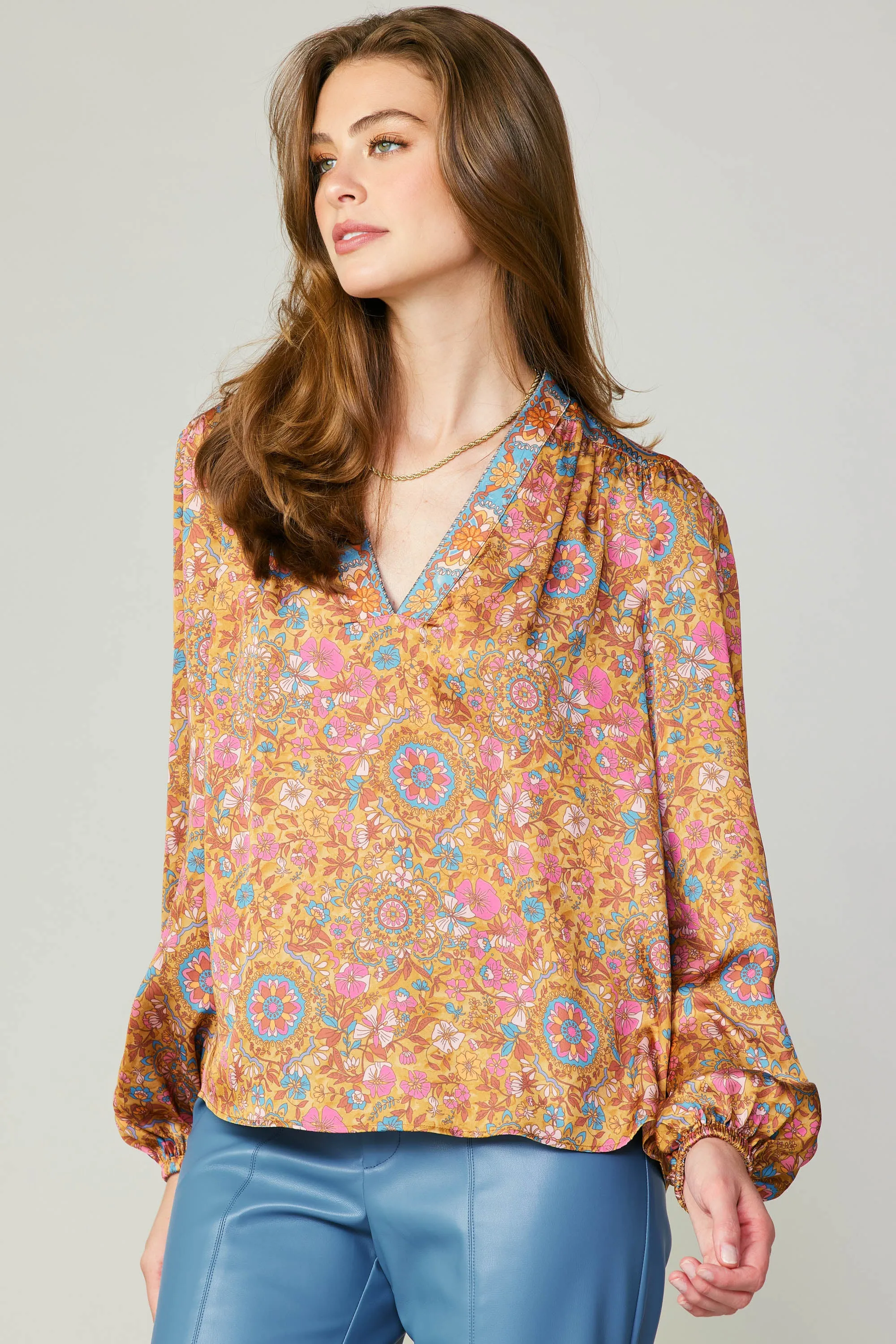 Vintage Floral Blouse sold by Current Air product image thumbnail 3