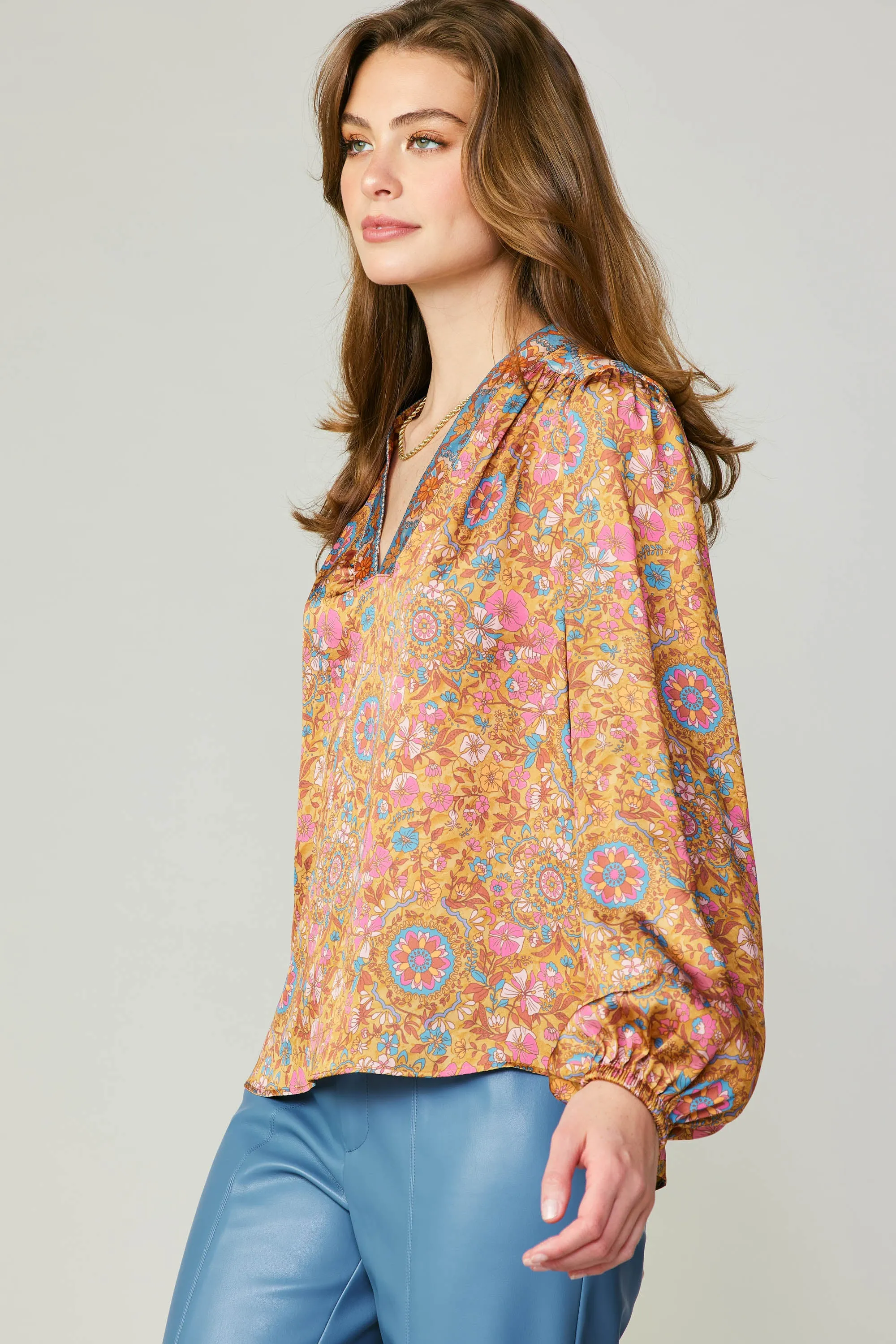 Vintage Floral Blouse sold by Current Air product image thumbnail 4