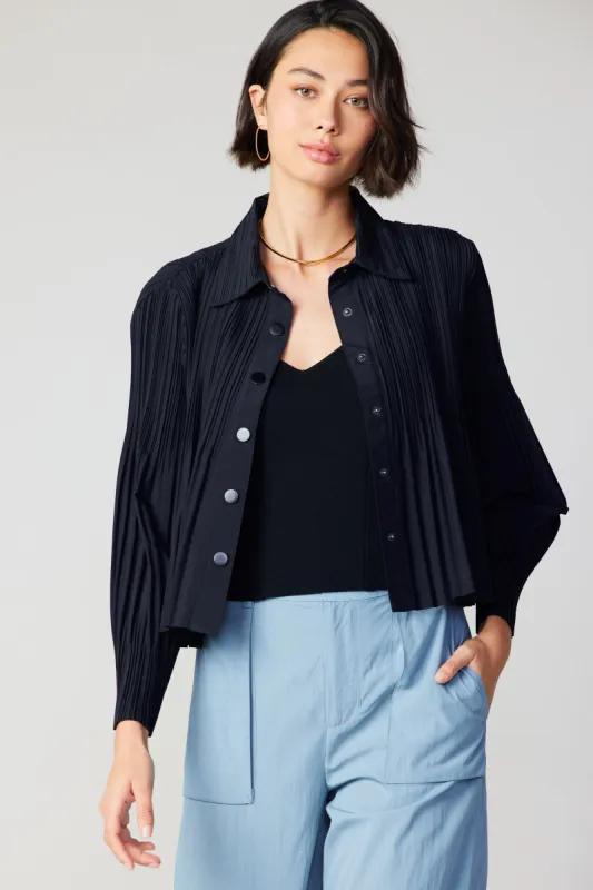 Button Down Pleated Top sold by Current Air