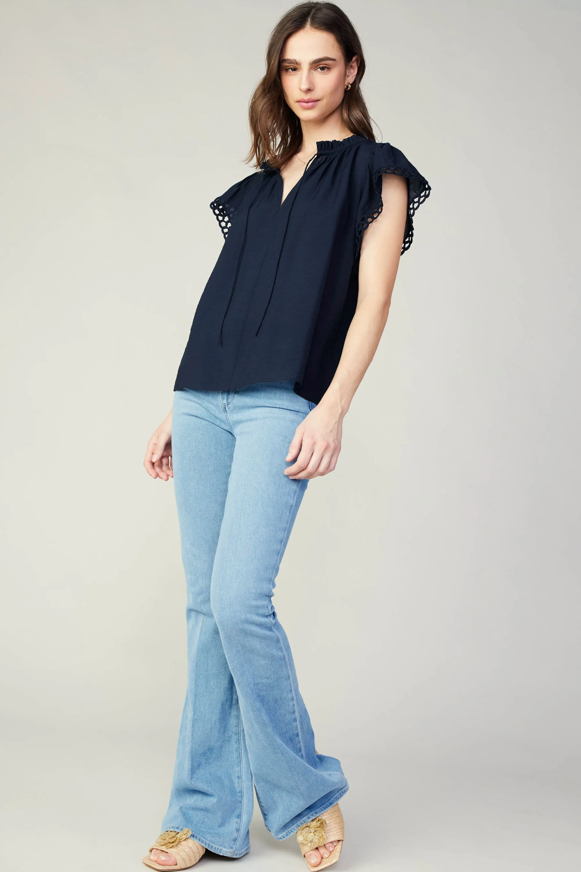 Eyelet Blouse sold by Current Air product image thumbnail 4