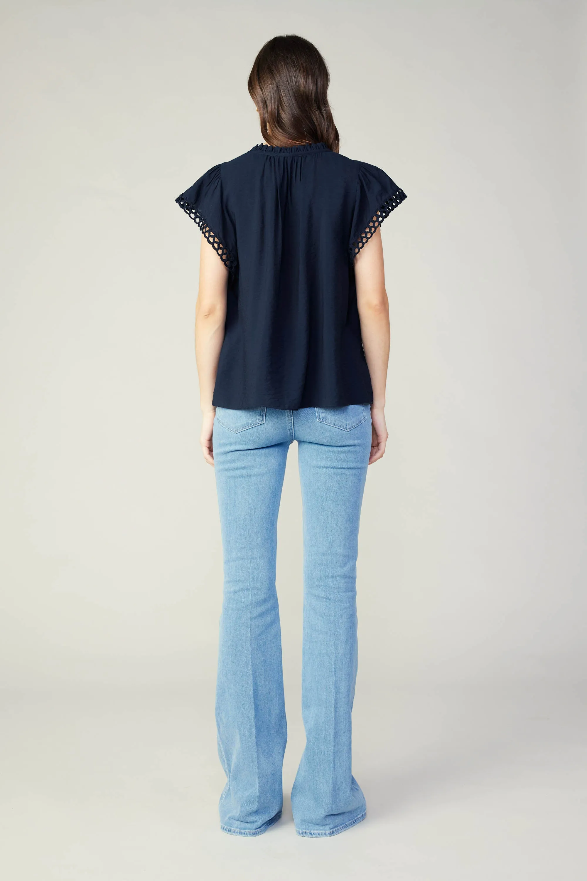 Eyelet Blouse sold by Current Air product image thumbnail 5