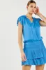 Zoey Pleated Mini Dress sold by Current Air