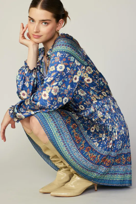 Floral Border Print Mini Dress sold by Current Air