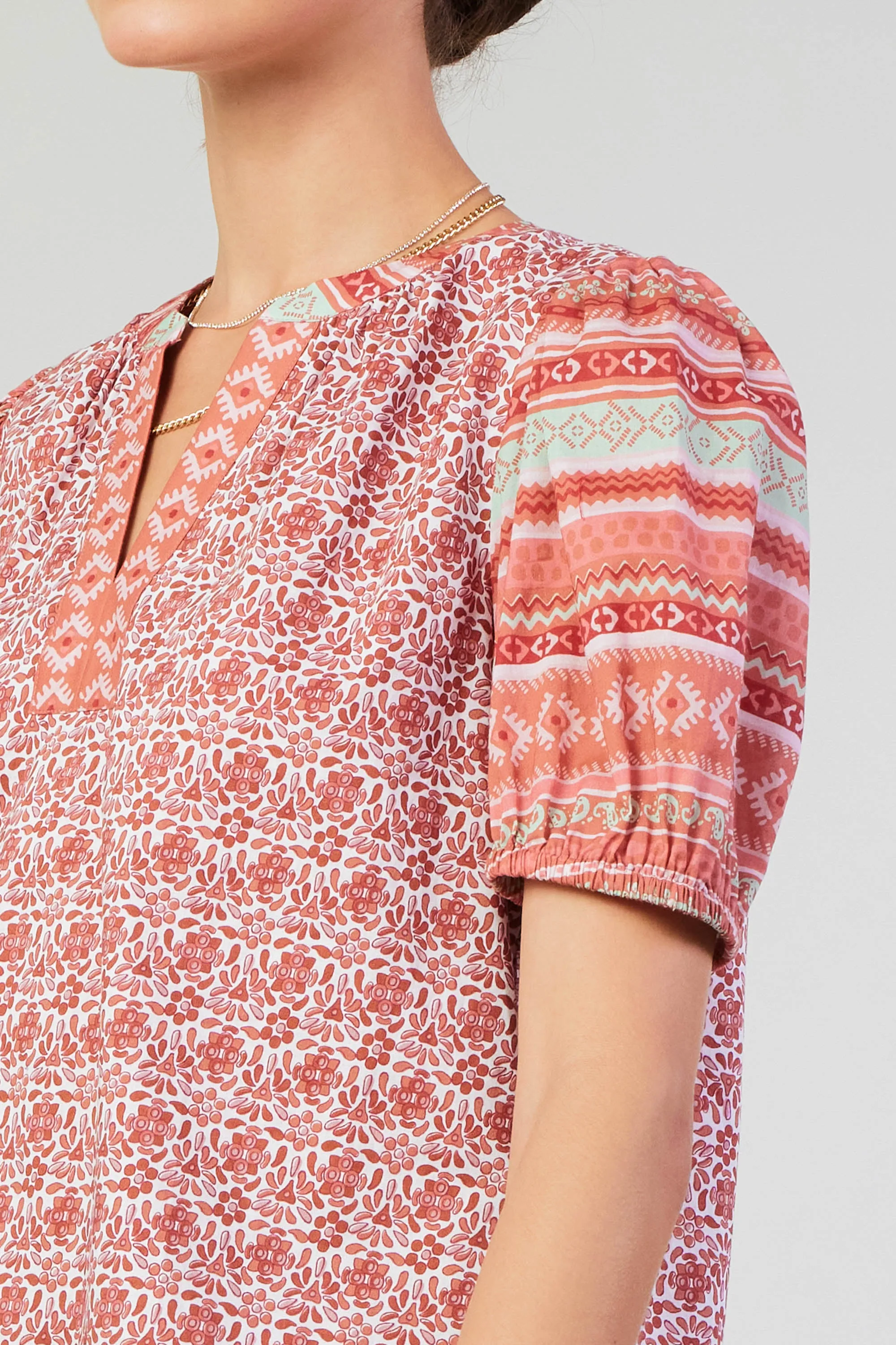 Floral Bohemian Top sold by Current Air product image thumbnail 2