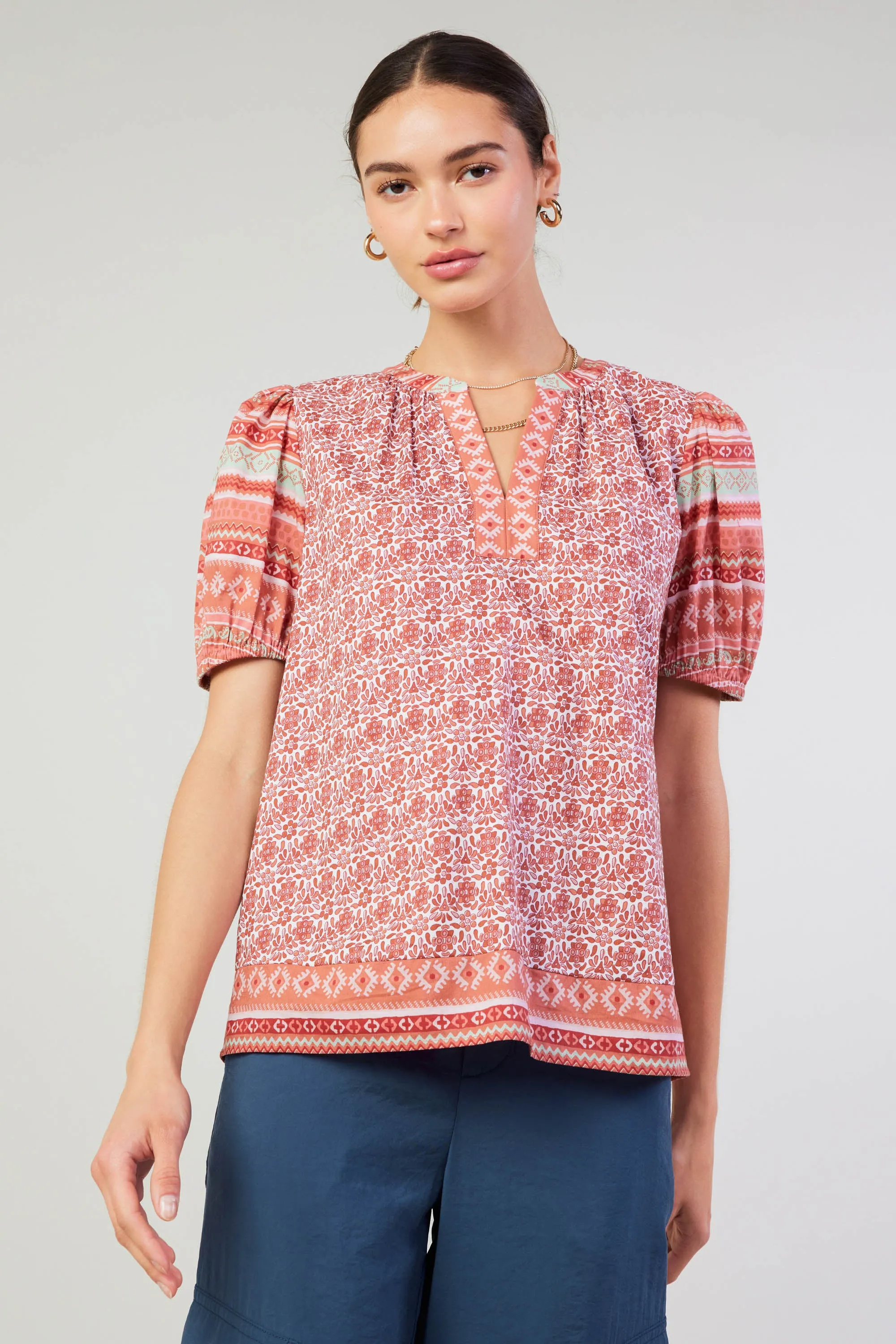 Floral Bohemian Top sold by Current Air