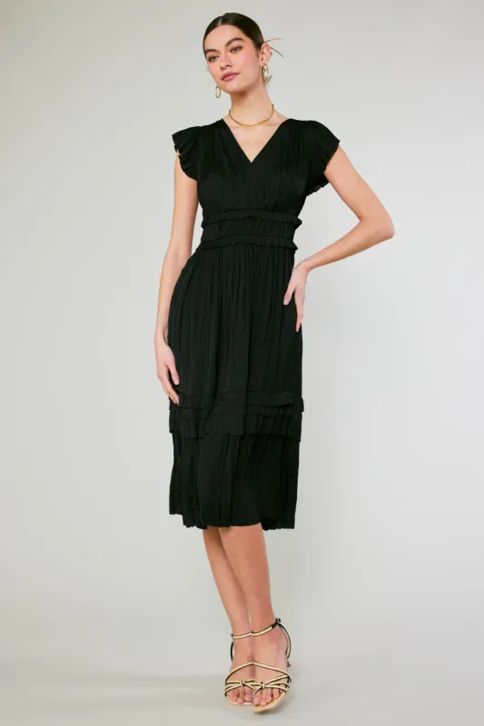 Sereia Pleated Midi Dress sold by Current Air