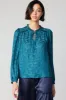 Paisley Split Neck Blouse sold by Current Air