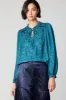 Paisley Split Neck Blouse sold by Current Air