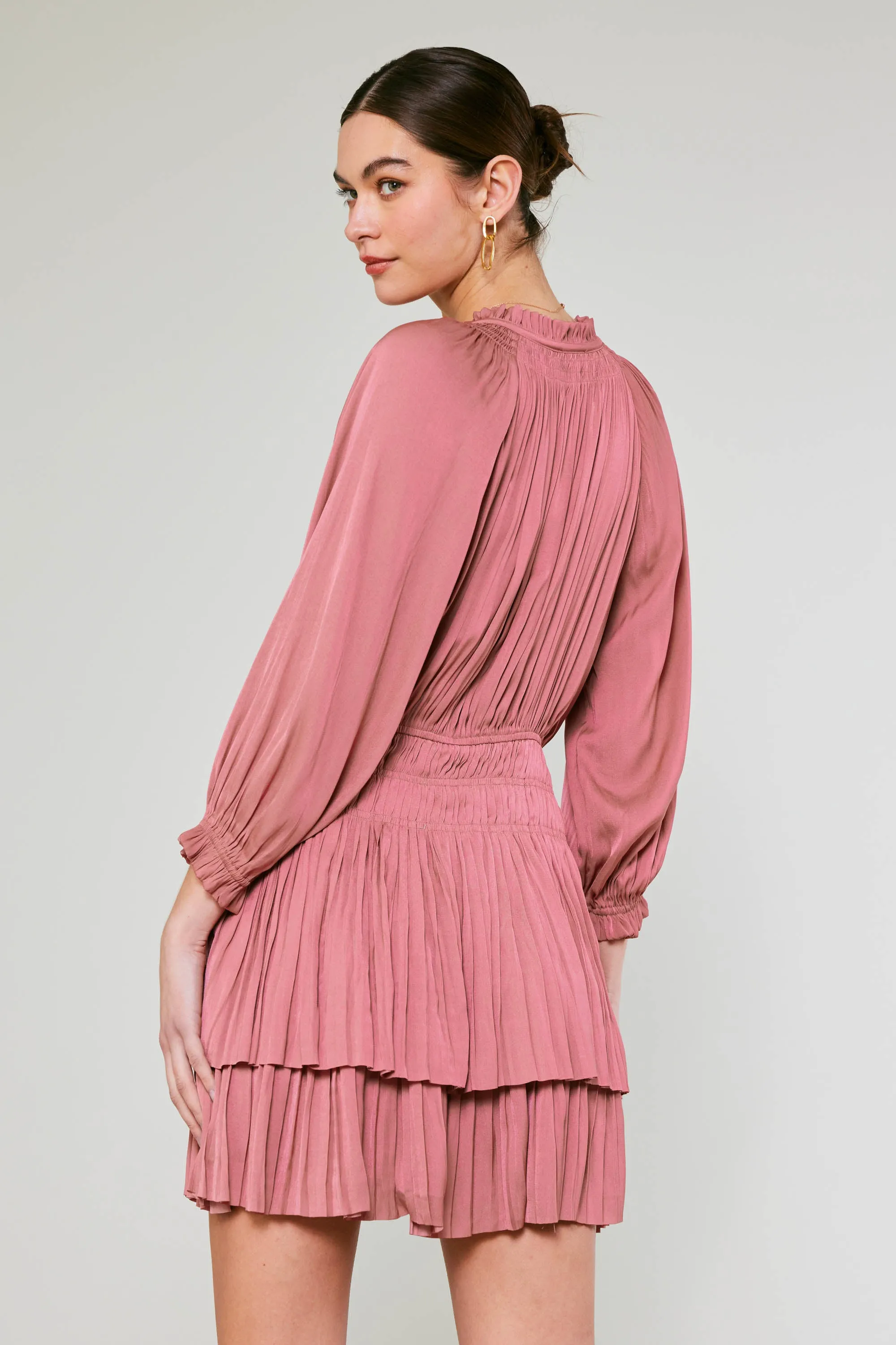 Cecile Smocked Mini Dress sold by Current Air product image thumbnail 5