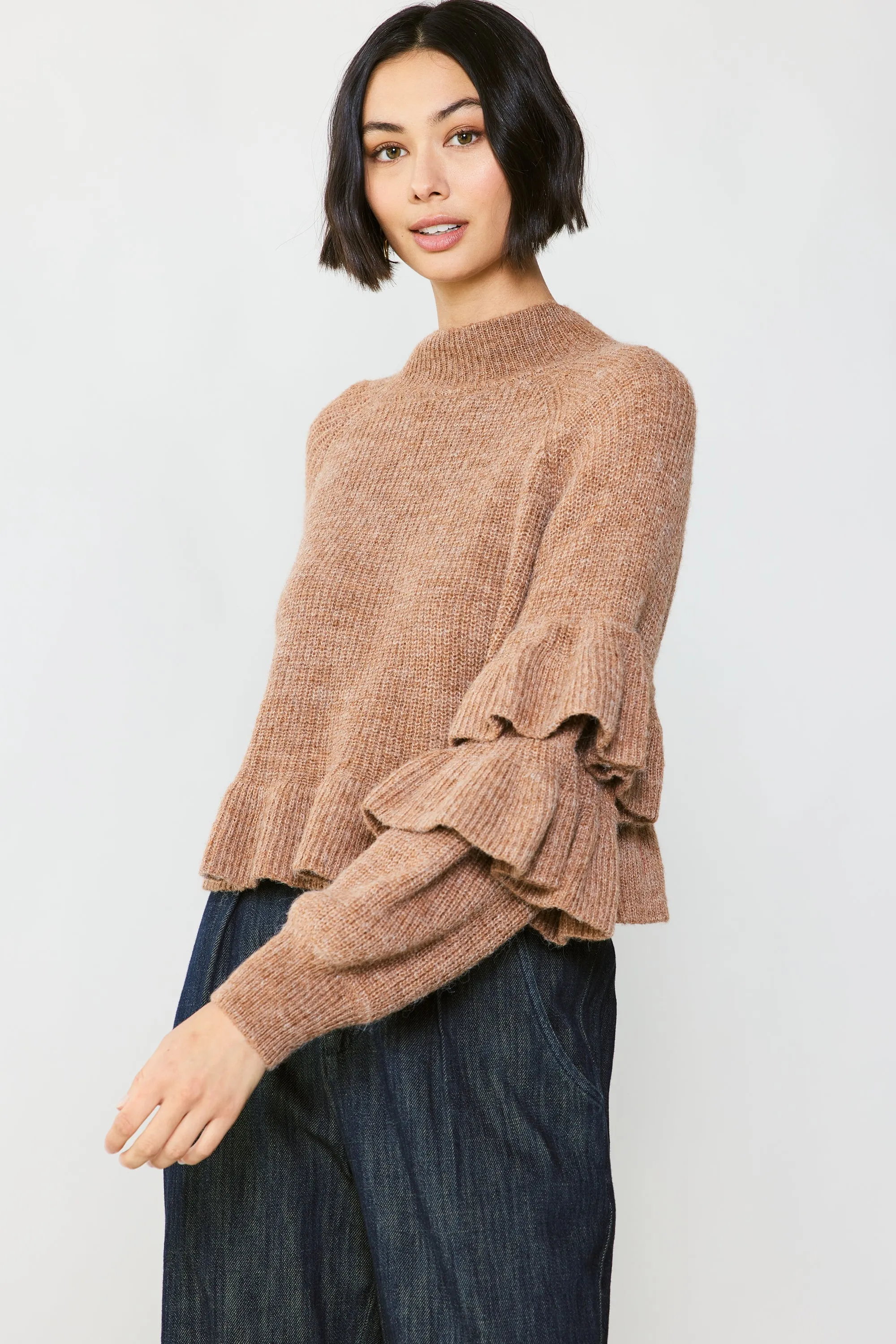 Tiered Sleeve Sweater sold by Current Air product image thumbnail 3