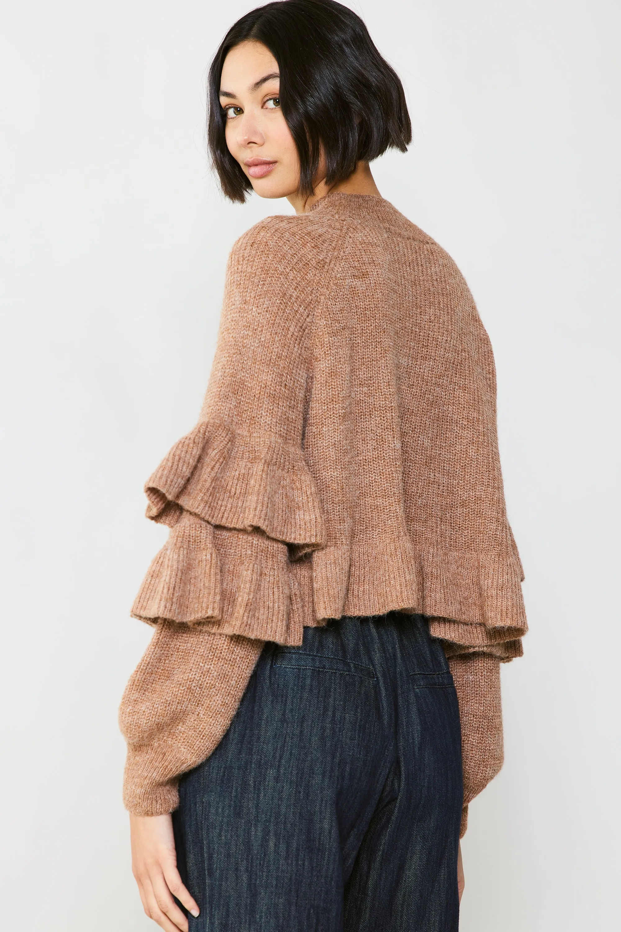 Tiered Sleeve Sweater sold by Current Air product image thumbnail 5