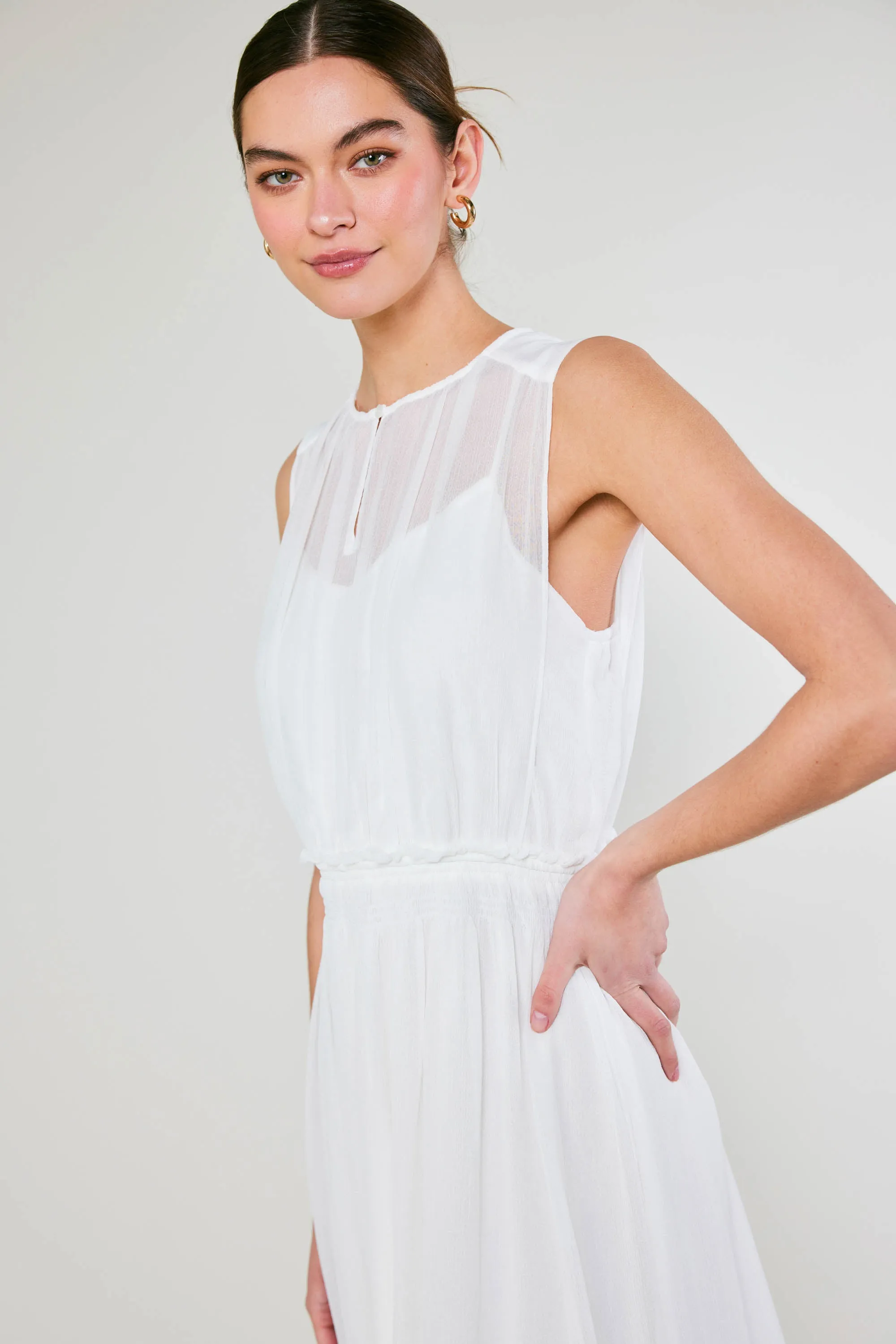 Overlayed Midi Dress sold by Current Air product image thumbnail 4