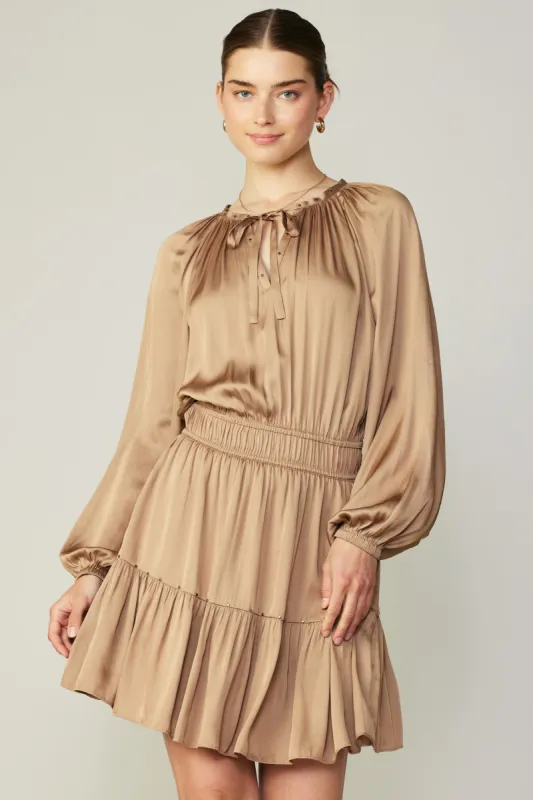 Tiered Studded Mini Dress sold by Current Air