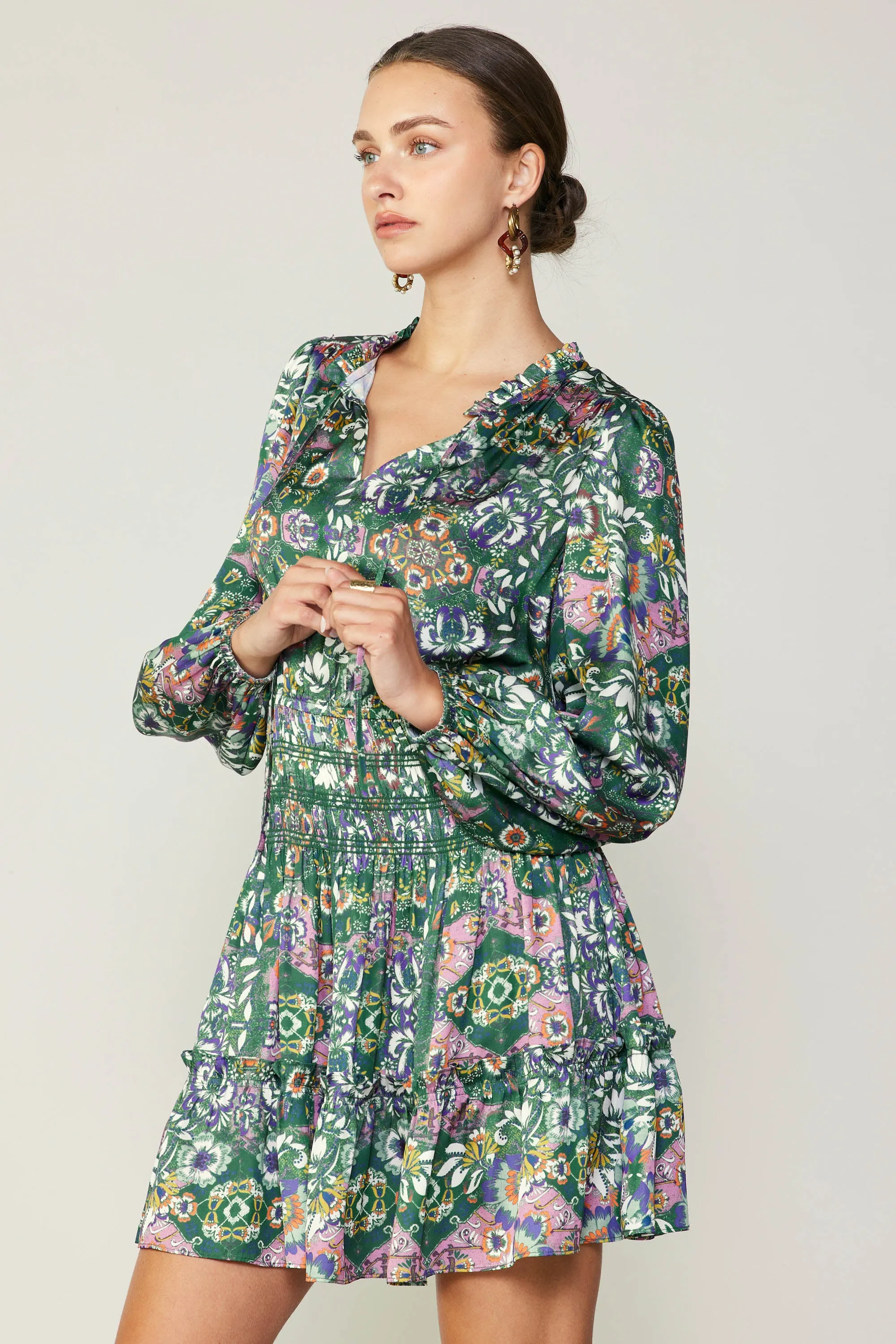 Floral Nouveau Mini Dress sold by Current Air product image thumbnail 2