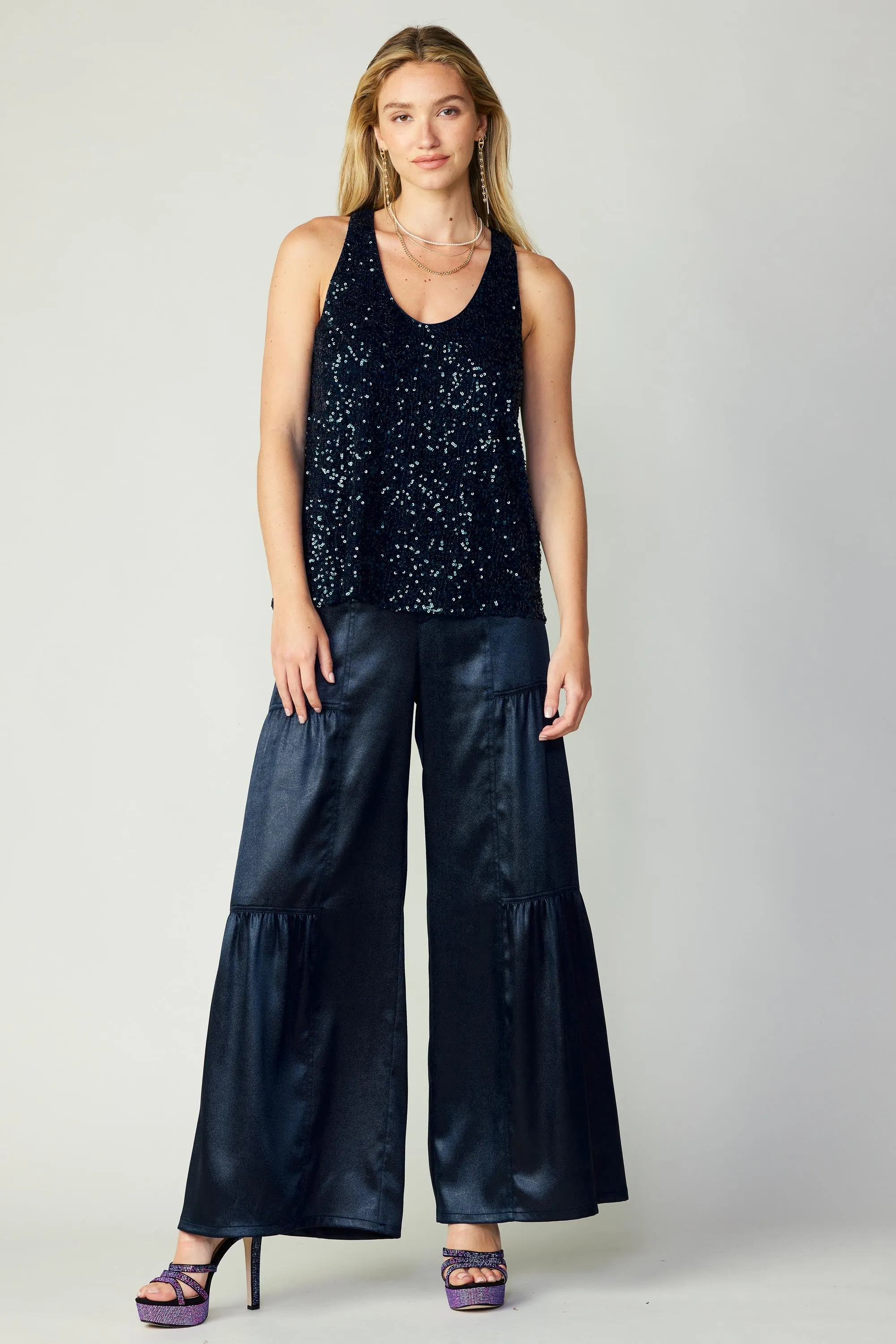 Sequin Sleeveless Top sold by Current Air product image thumbnail 3