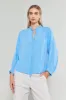 Ruffled Splitneck Blouse sold by Current Air