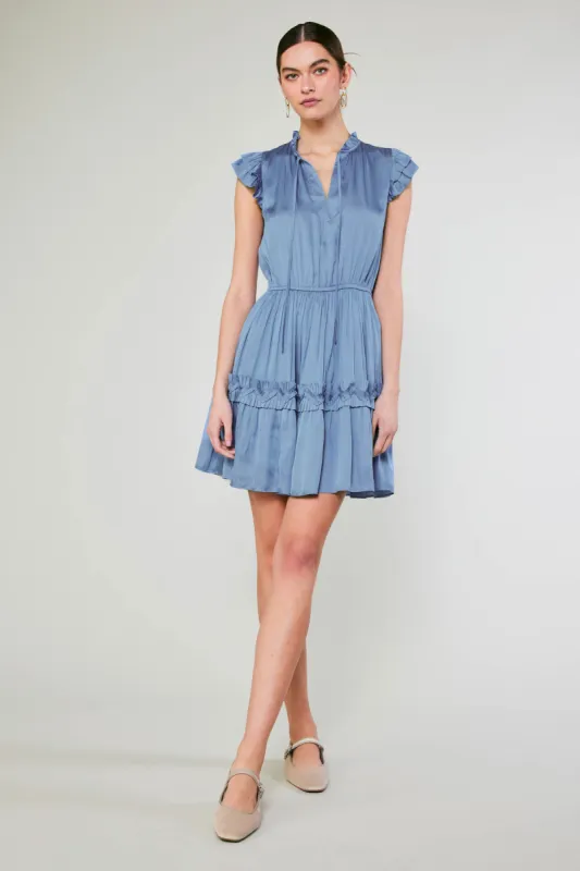 Flutter Sleeve Mini Dress sold by Current Air