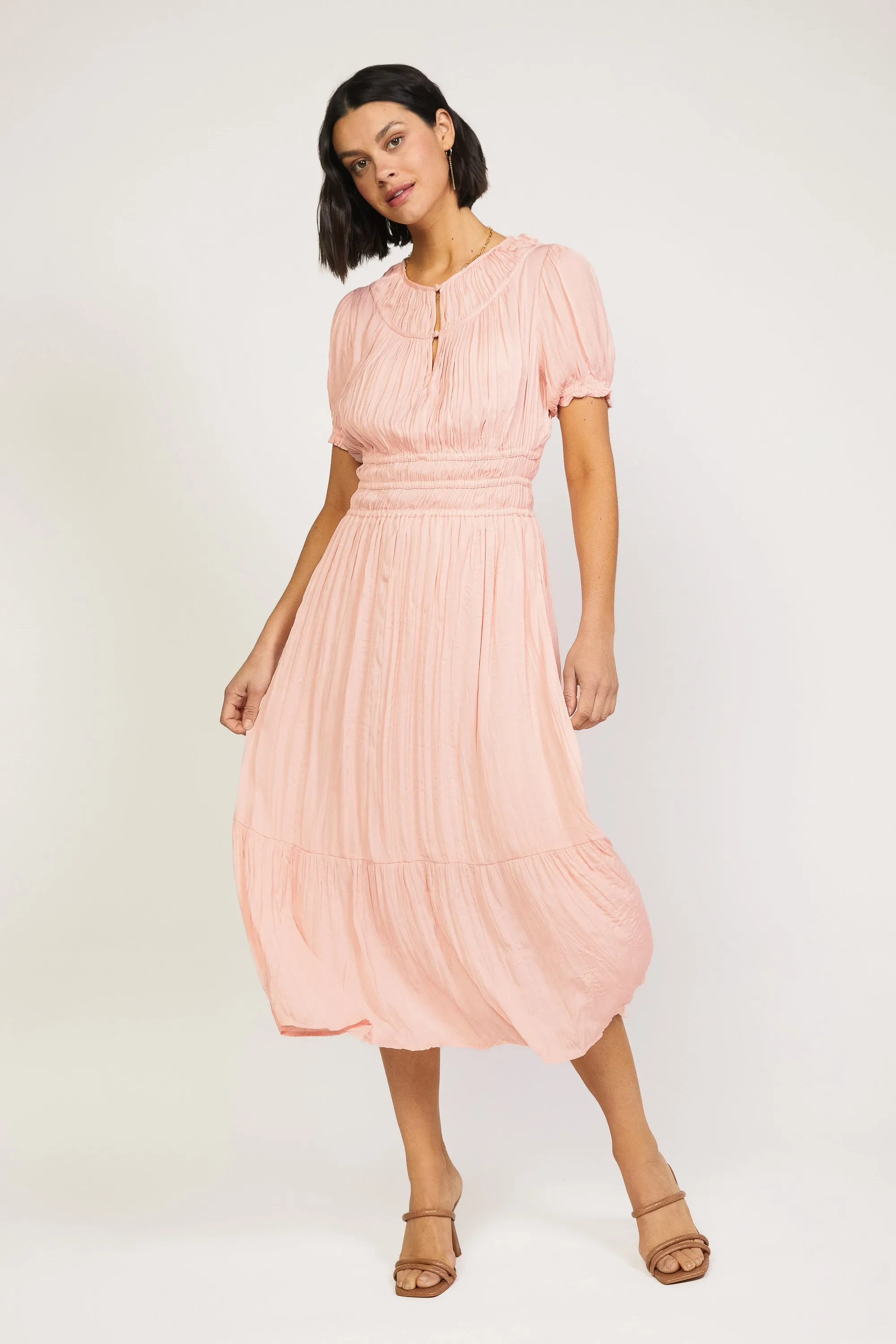 Brooklyn Pleated Midi Dress sold by Current Air product image thumbnail 3