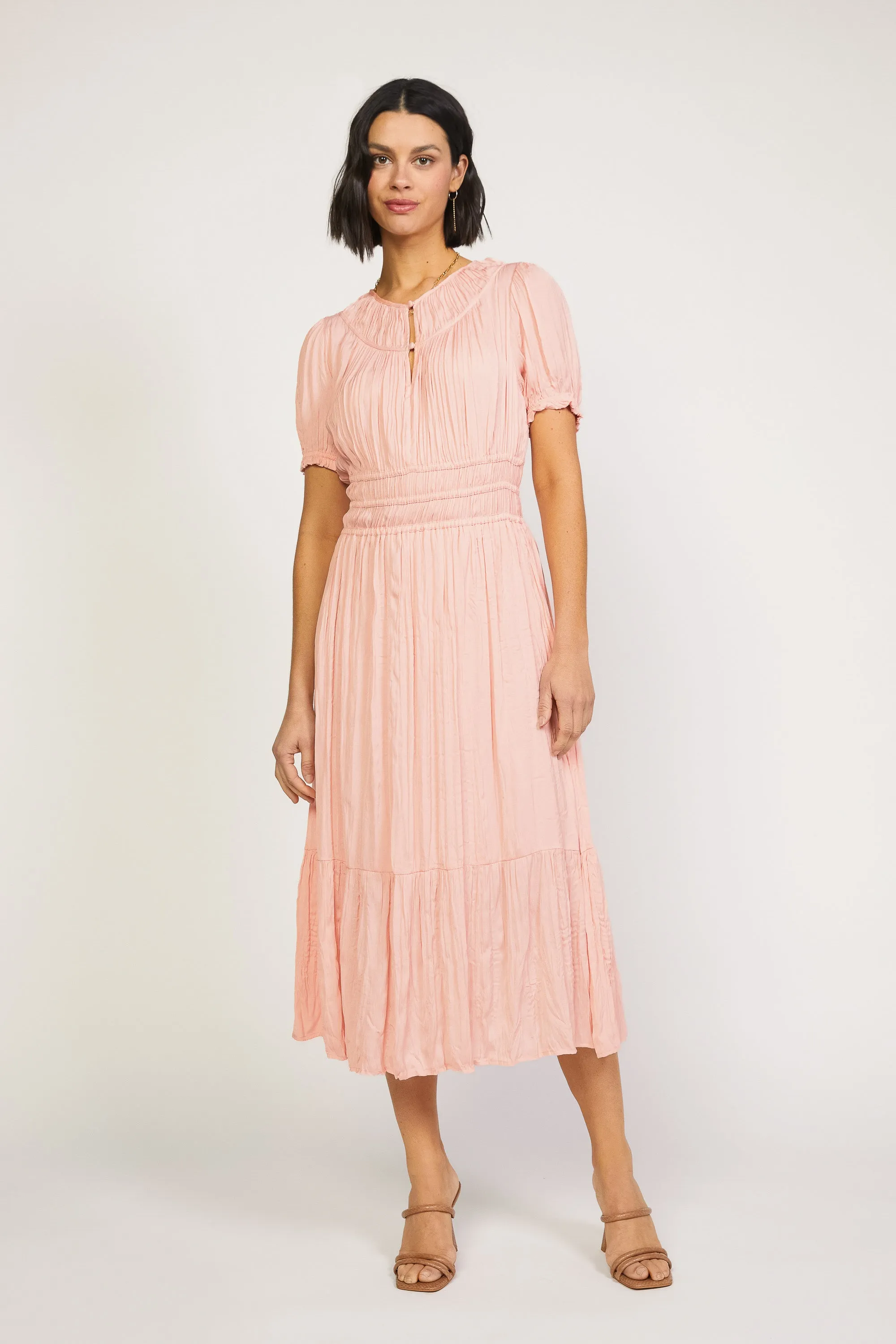 Brooklyn Pleated Midi Dress sold by Current Air product image thumbnail 2