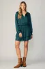 Ruffled Cuff Mini Dress sold by Current Air