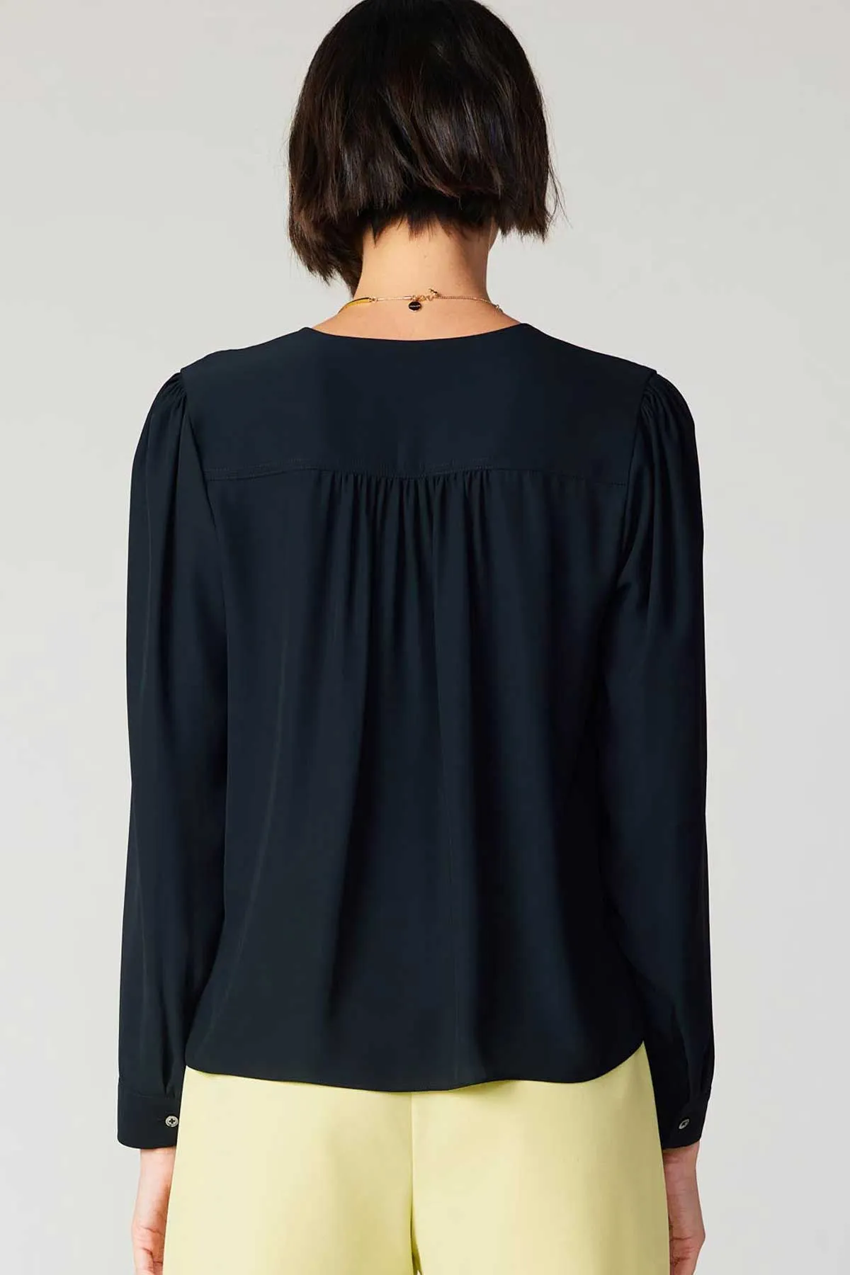 Pleat Detail Buttondown Shirt sold by Current Air product image thumbnail 3