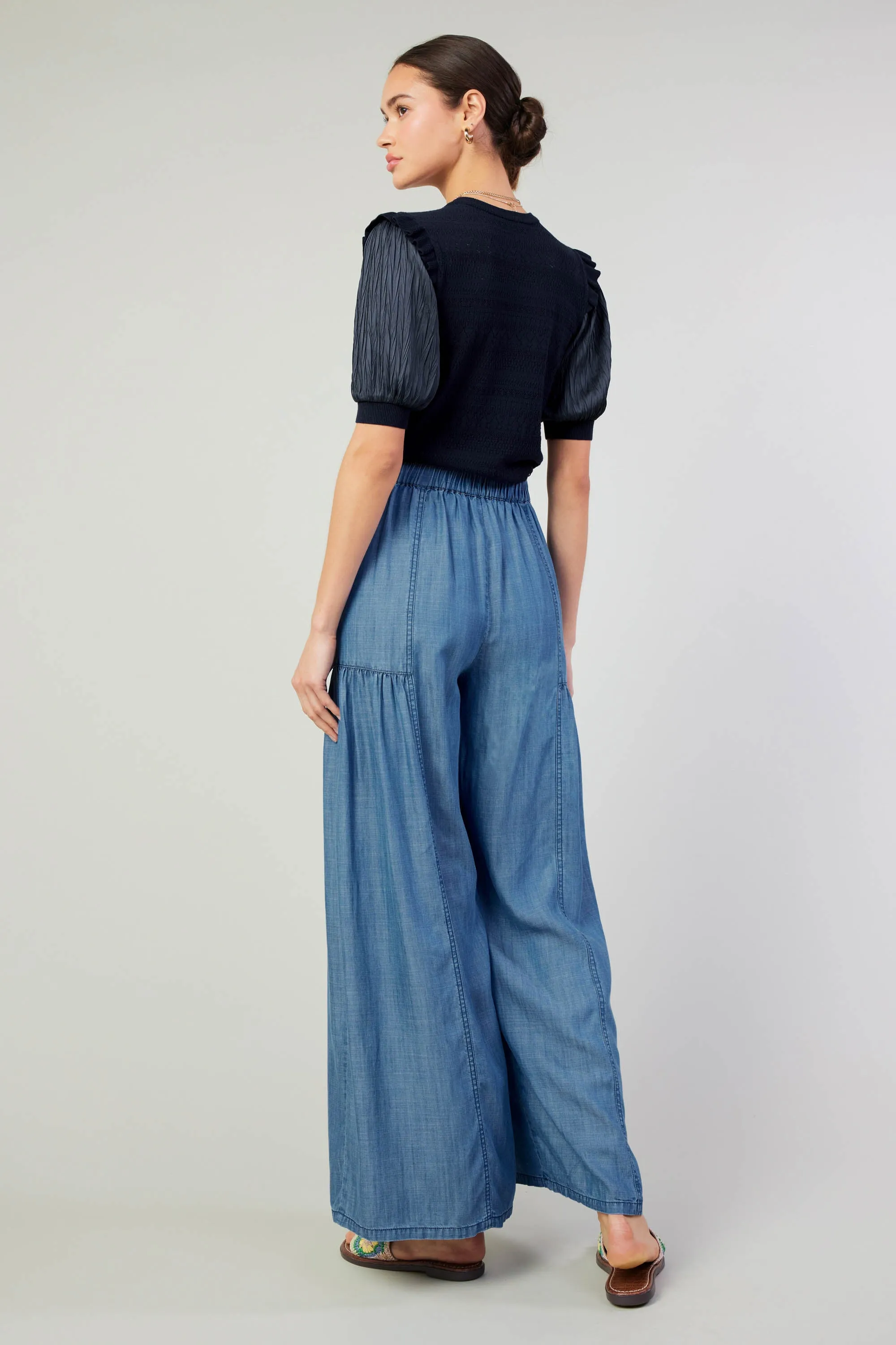 Patch Pocket Chambray Pant sold by Current Air product image thumbnail 3