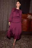 Plum Floral Midi Dress sold by Current Air