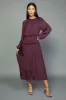Plum Floral Midi Dress sold by Current Air