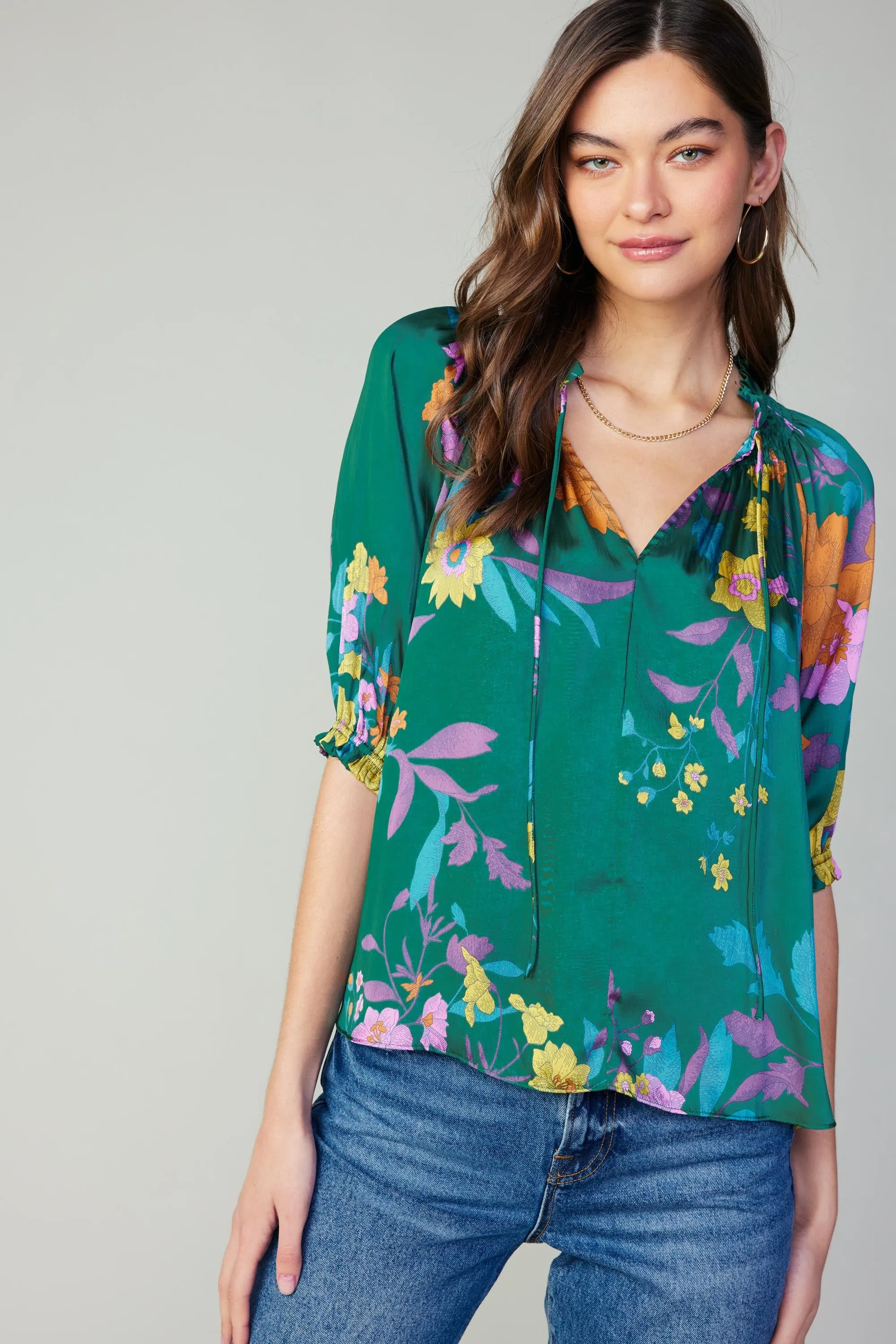 Angelica Floral Blouse sold by Current Air product image thumbnail 2