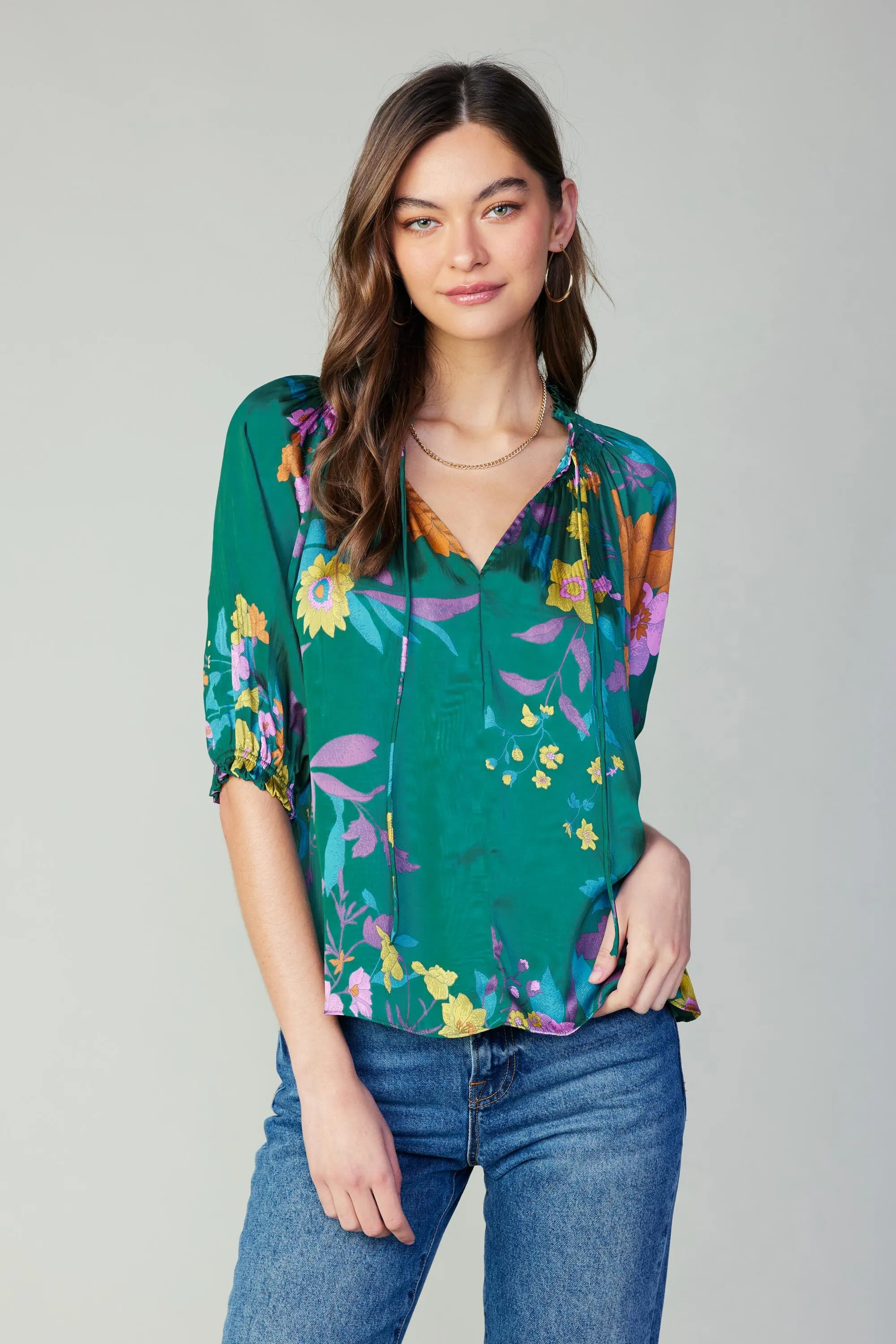 Angelica Floral Blouse sold by Current Air