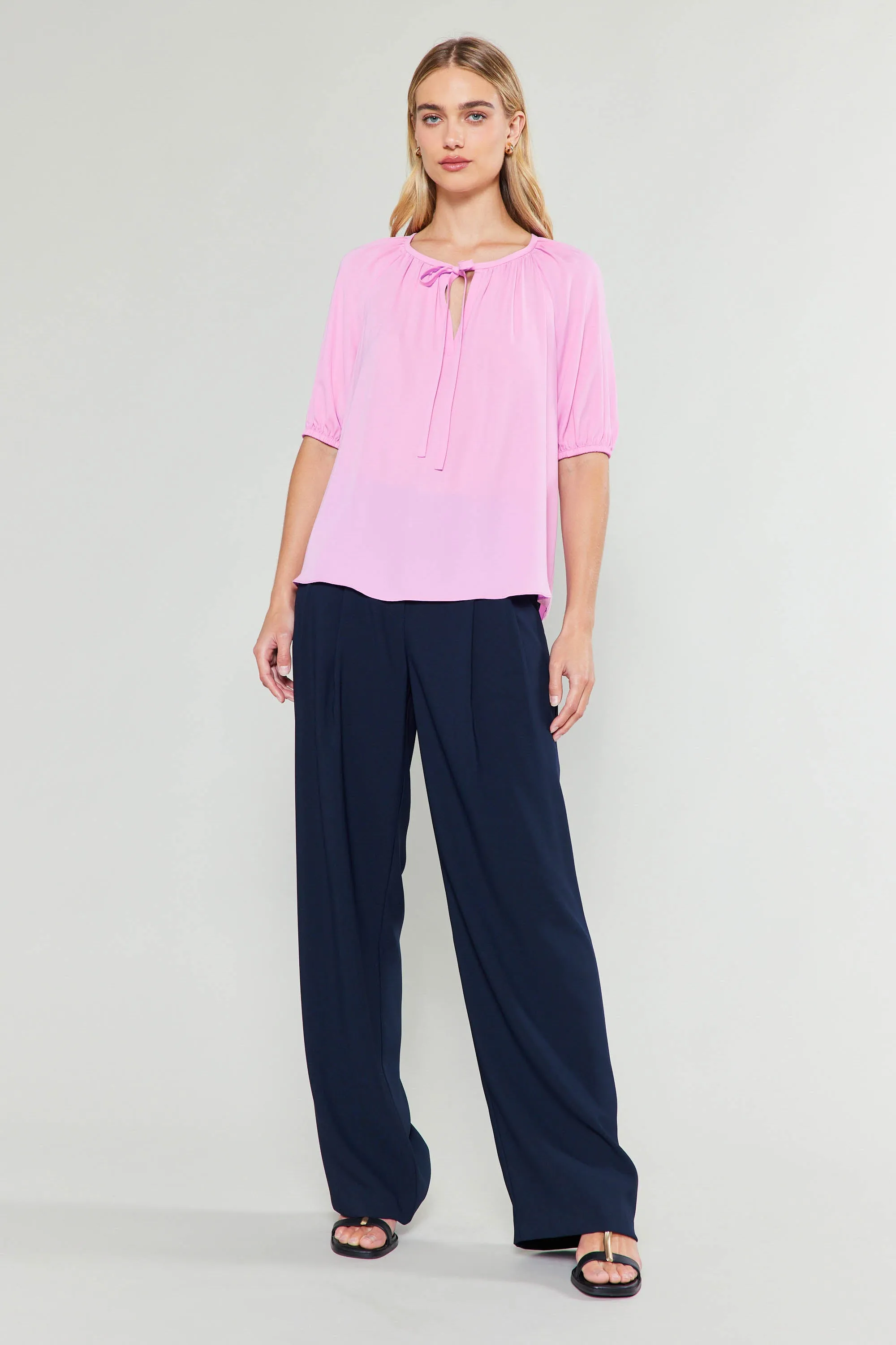 Neck Tie Detailed Blouse sold by Current Air product image thumbnail 2