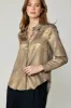 Metallic Buttonup Shirt sold by Current Air