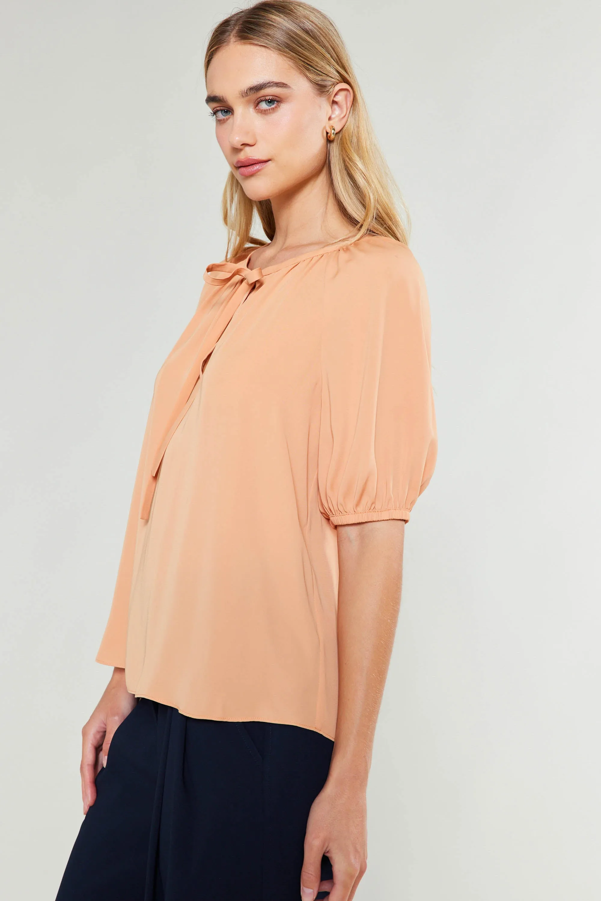 Neck Tie Detailed Blouse sold by Current Air product image thumbnail 3