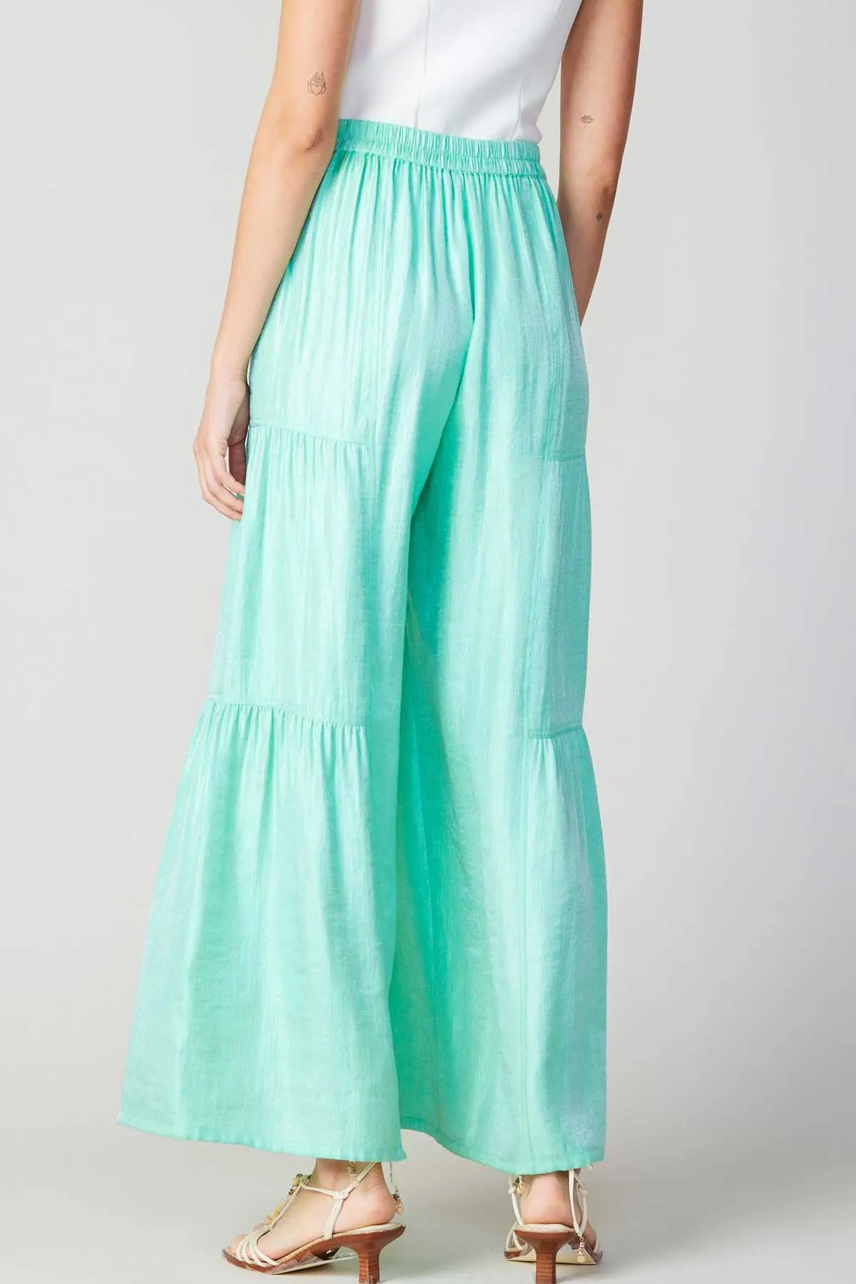 Pastel Wide Leg Pants sold by Current Air product image thumbnail 4