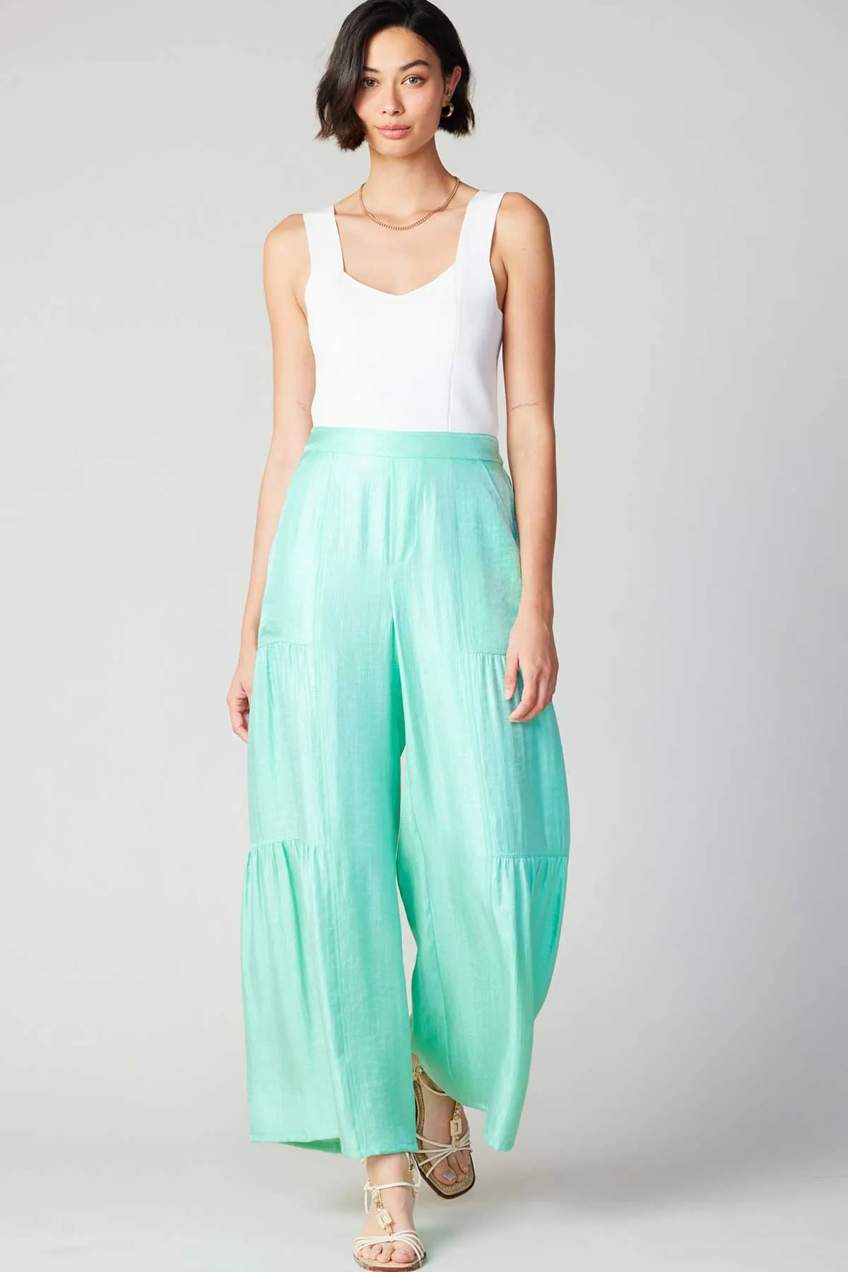 Pastel Wide Leg Pants sold by Current Air