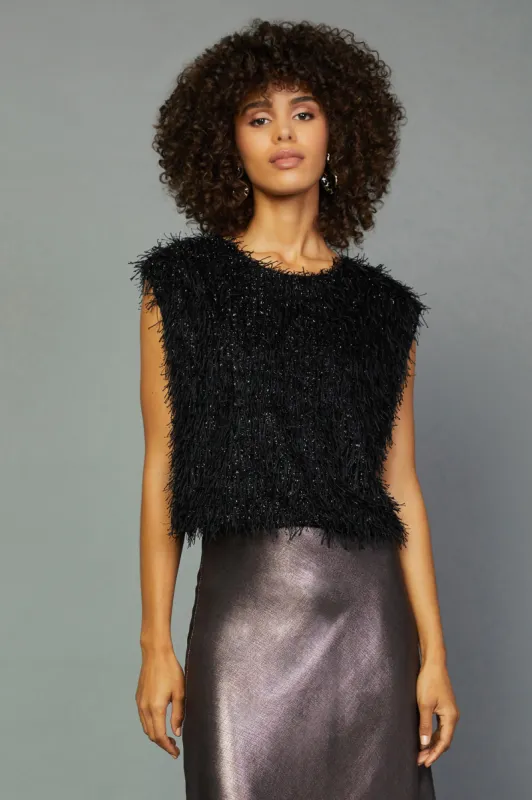 Textured Sparkle Top sold by Current Air