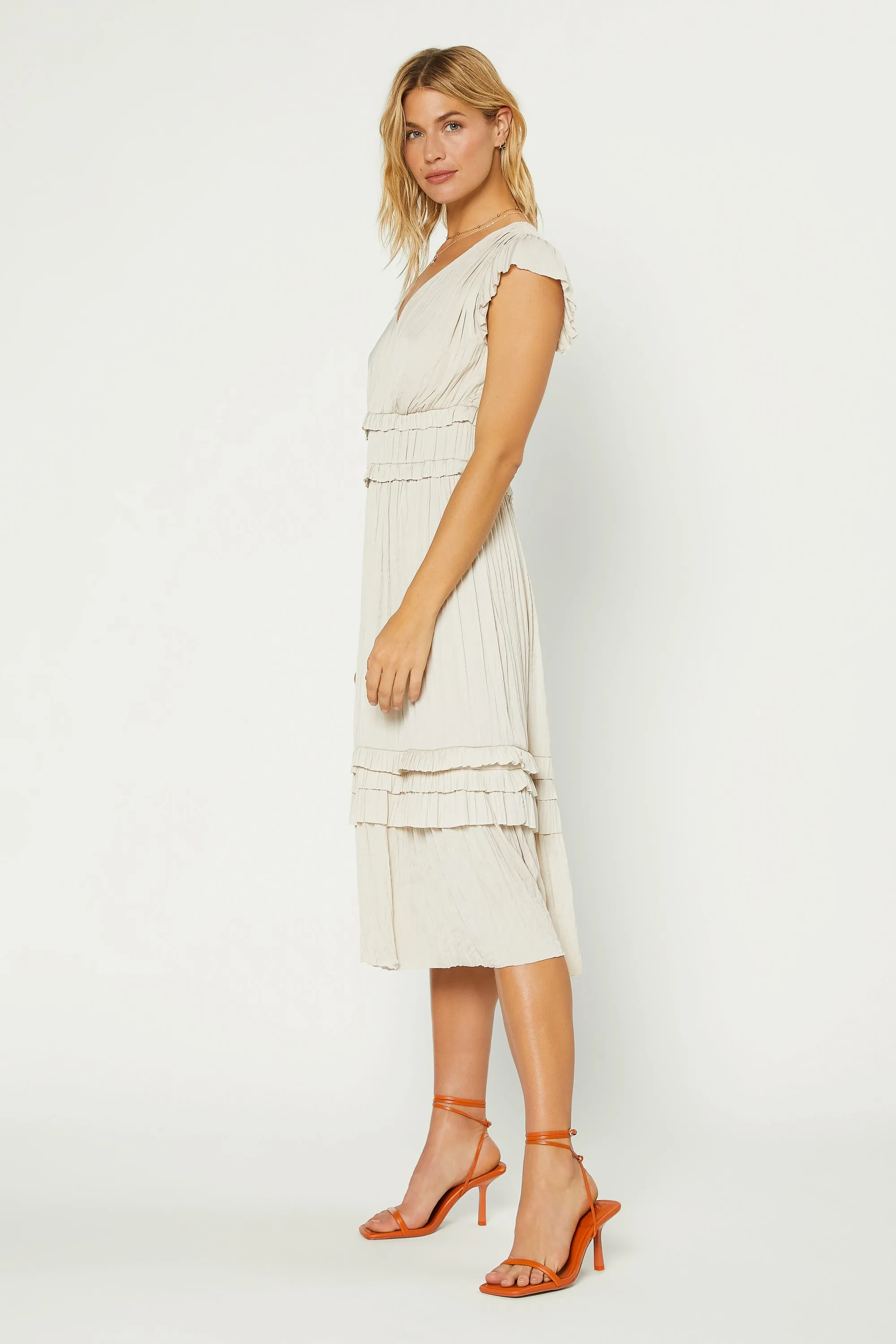 Sereia Pleated Midi Dress sold by Current Air product image thumbnail 2