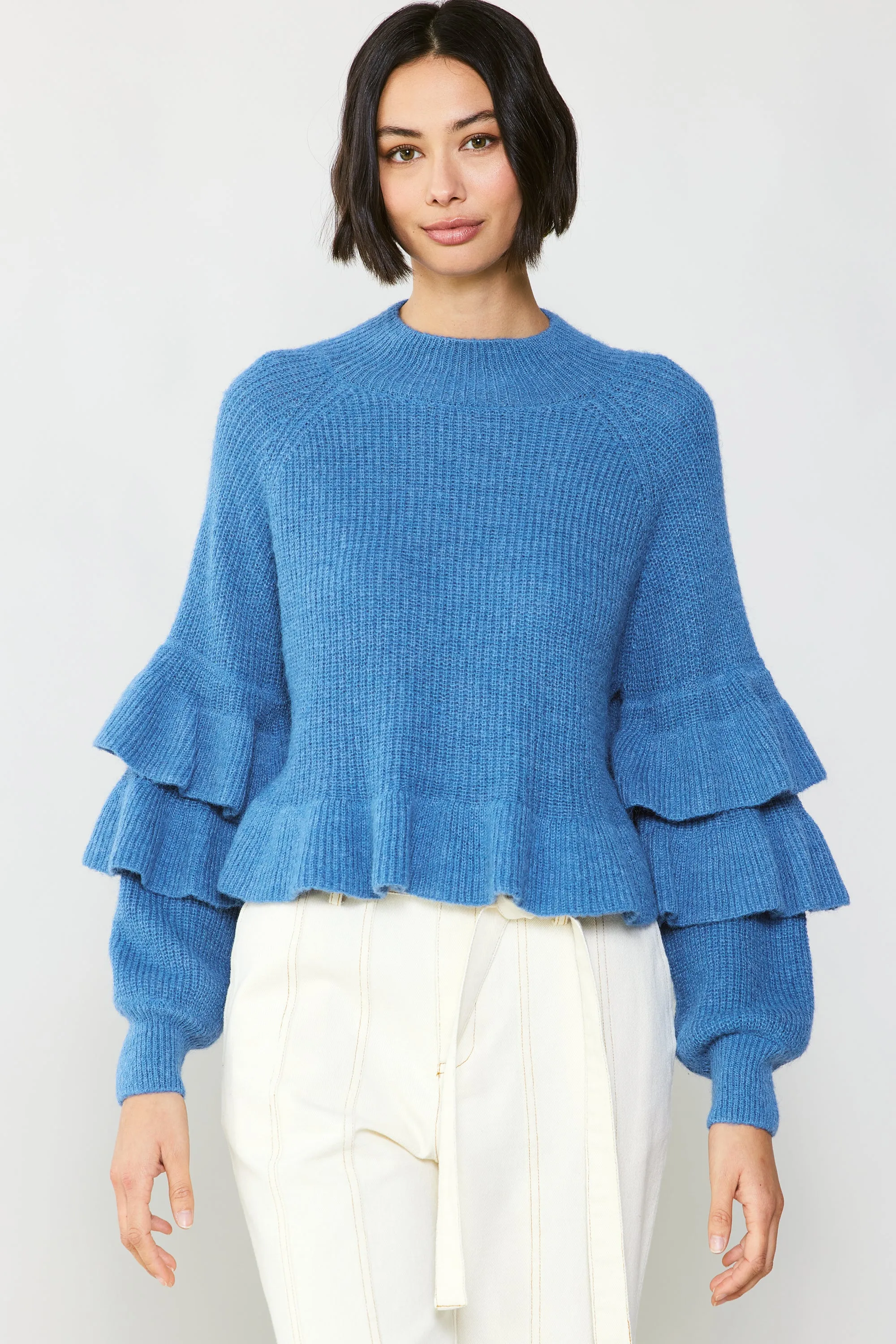 Tiered Sleeve Sweater sold by Current Air product image thumbnail 4