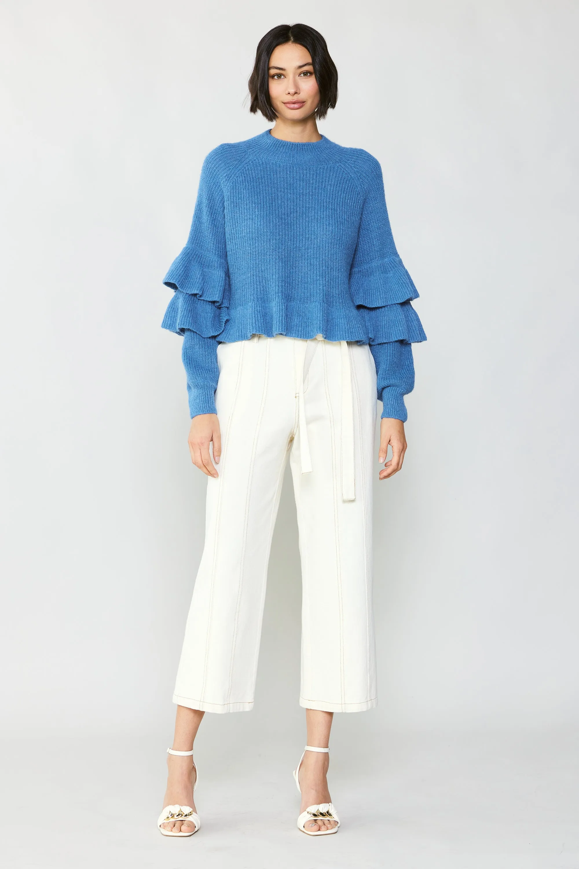 Tiered Sleeve Sweater sold by Current Air product image thumbnail 3