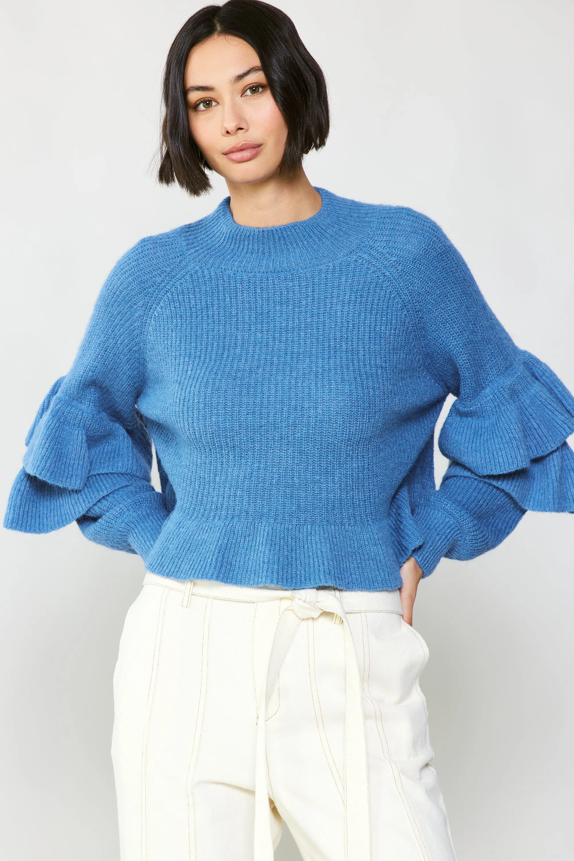 Tiered Sleeve Sweater sold by Current Air product image thumbnail 2