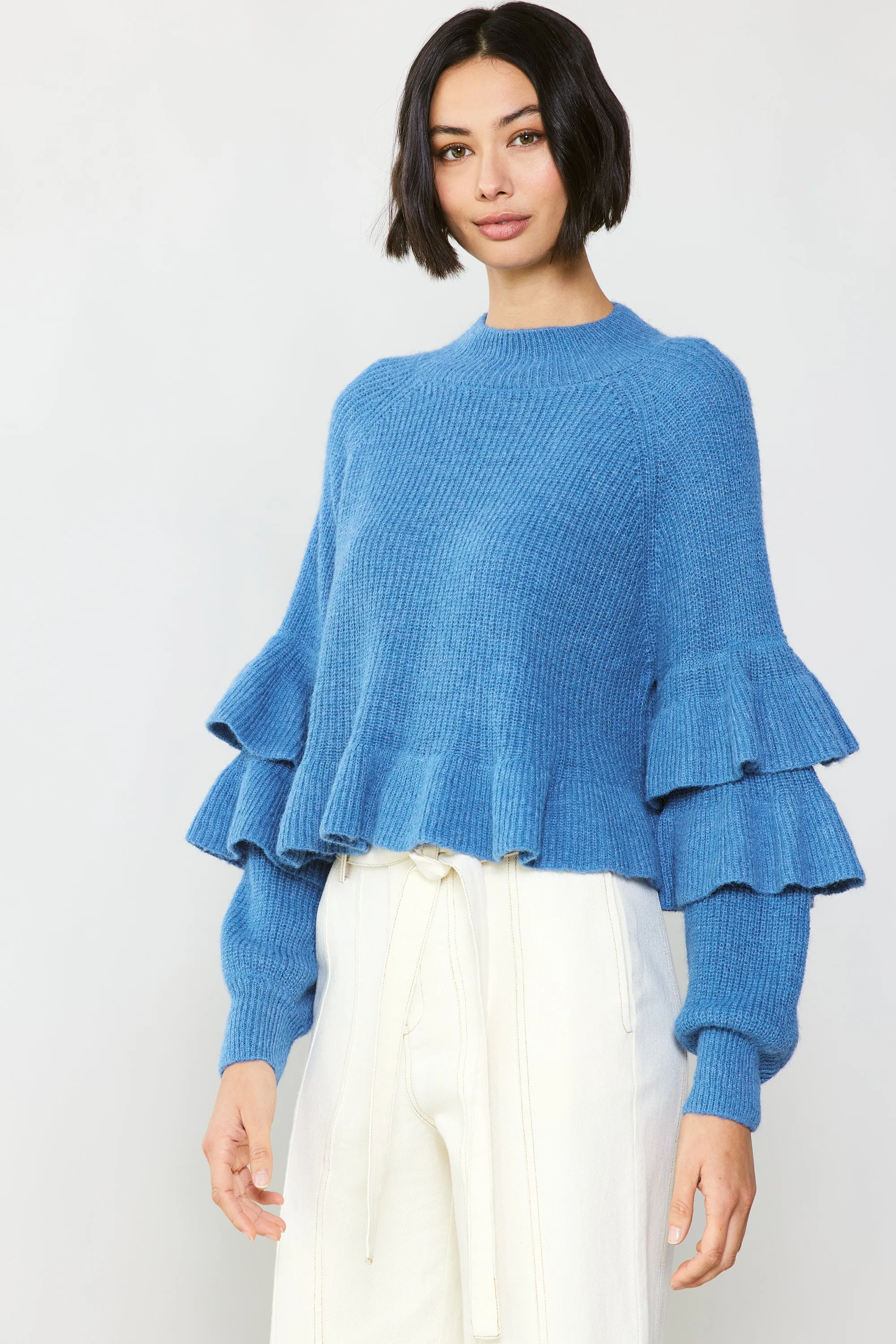 Tiered Sleeve Sweater sold by Current Air