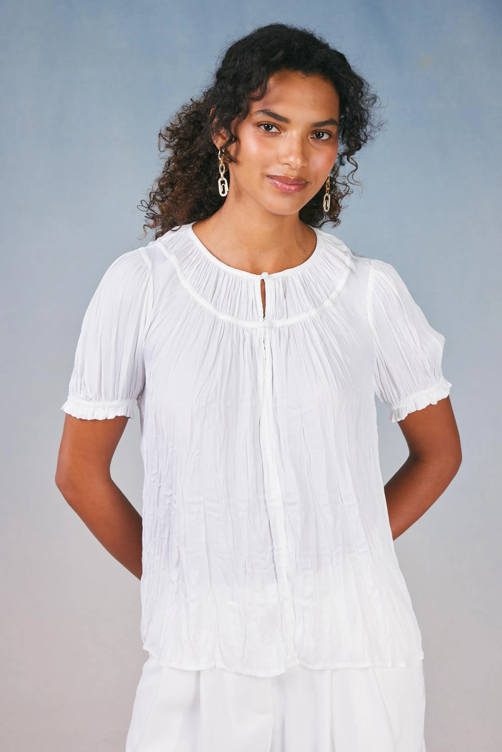 Brooklyn Crinkle Top sold by Current Air product image thumbnail 2