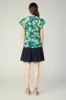 Botanical Print Eyelet Blouse sold by Current Air