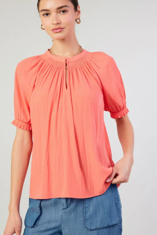 Gathered Yoke Blouse sold by Current Air